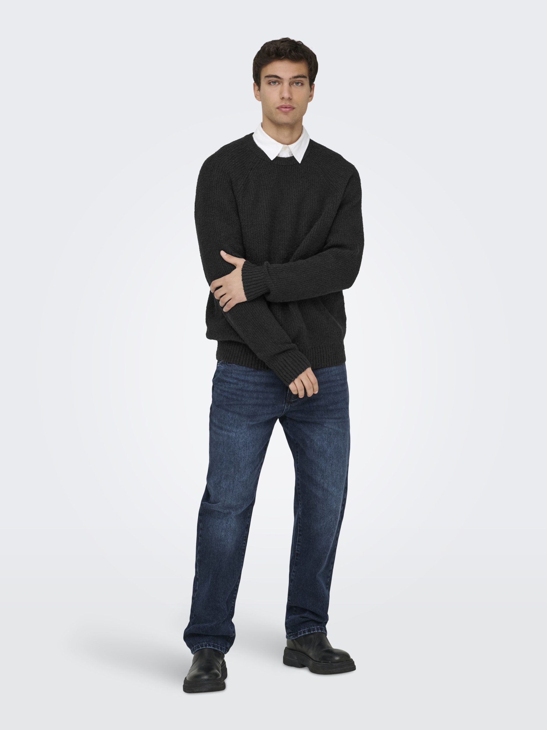 ONLY & SONS Strickpullover ONSDALE LIFE RLX LS RAGLAN KNIT