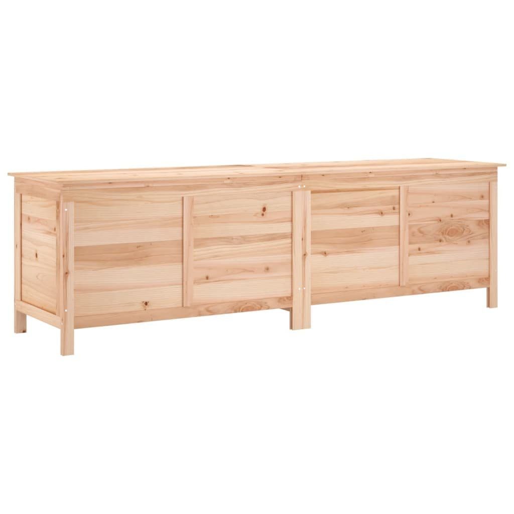 vidaXL Auflagenbox 1985 x 50 x 565 cm Gartentruhe 198,5x50x56,5 cm Massivholz Tanne Aufla