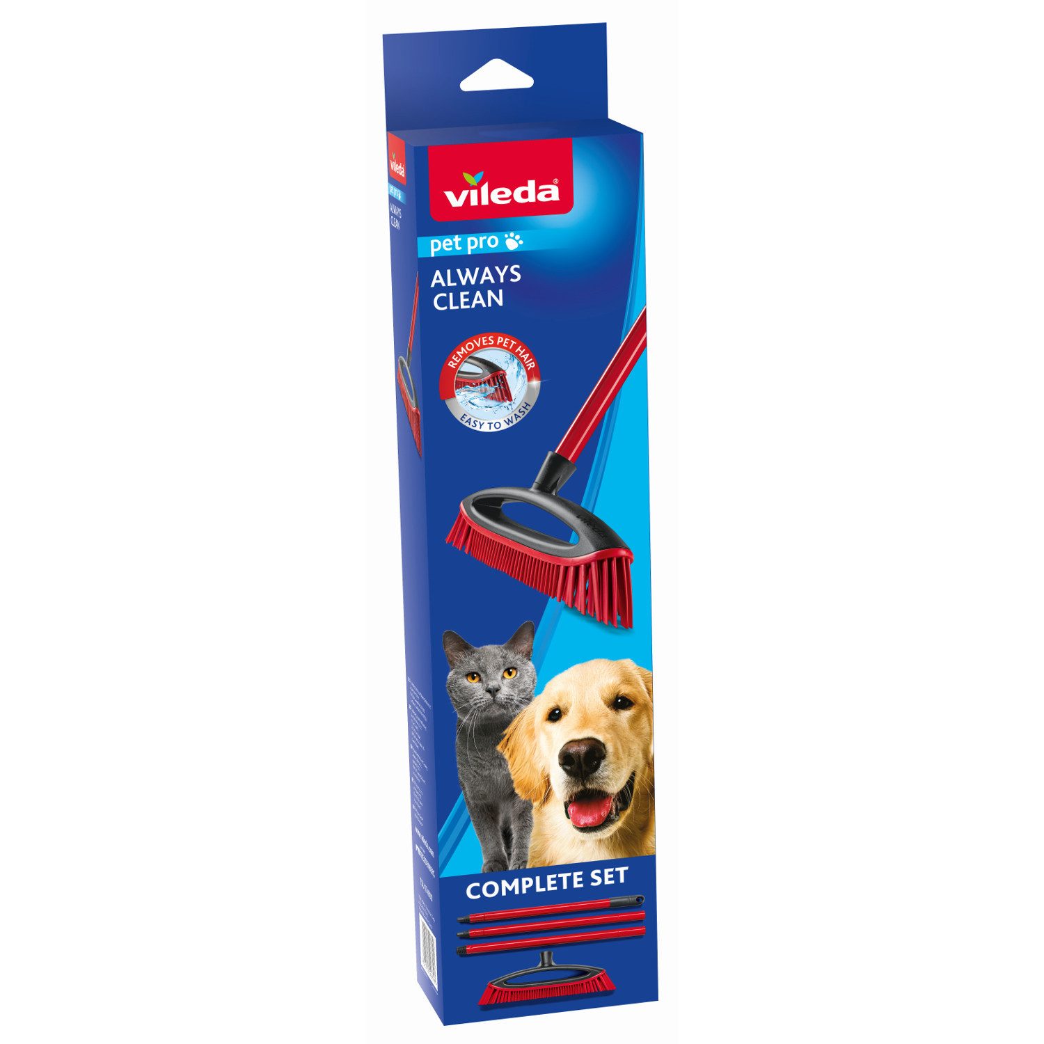 Vileda Staubbesen, Pet Pro Bürste zum Auffegen von Haaren