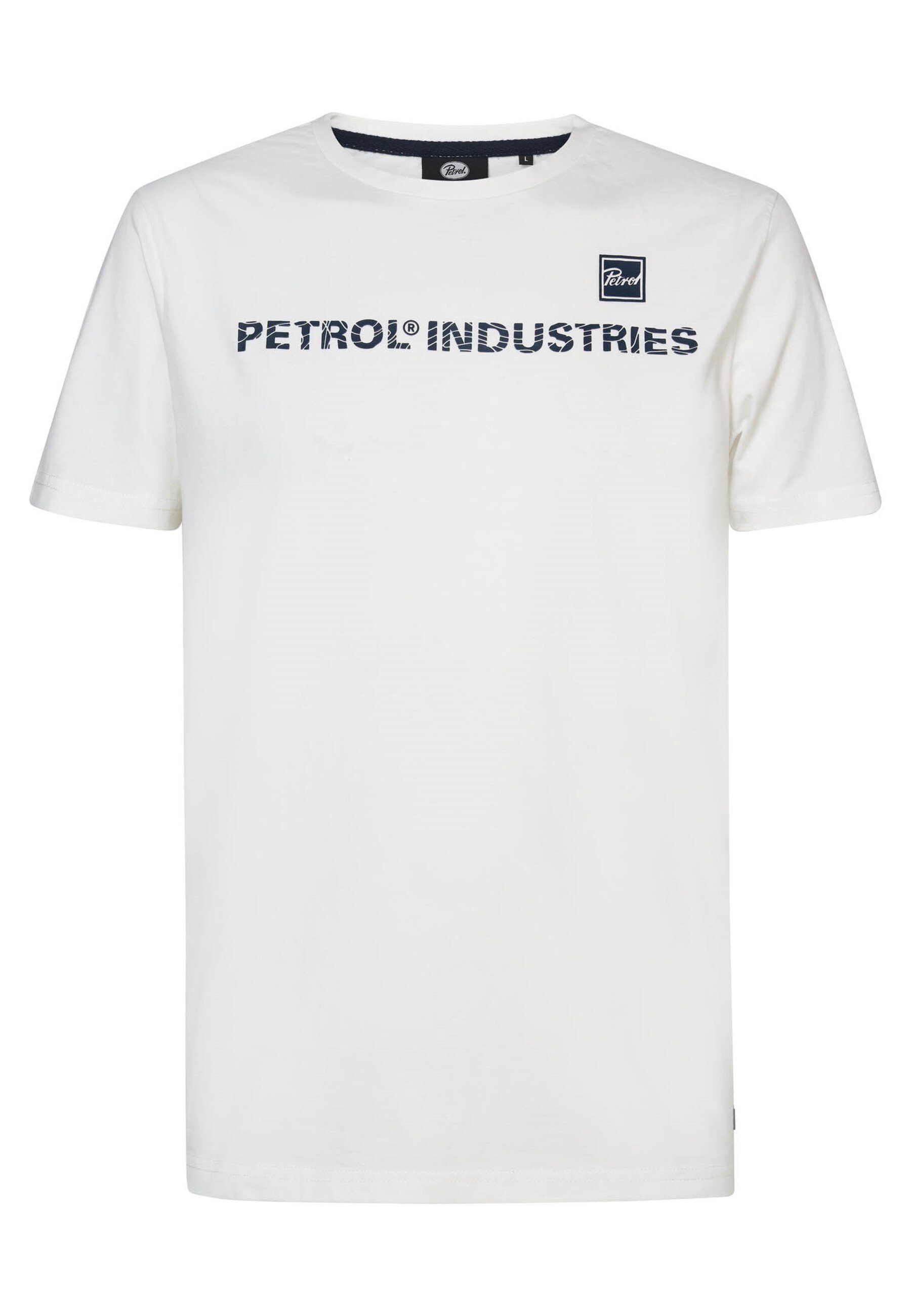 Petrol Industries T-Shirt Shirt T-Shirt mit Rundhalsausschnitt und Label (1-tlg)