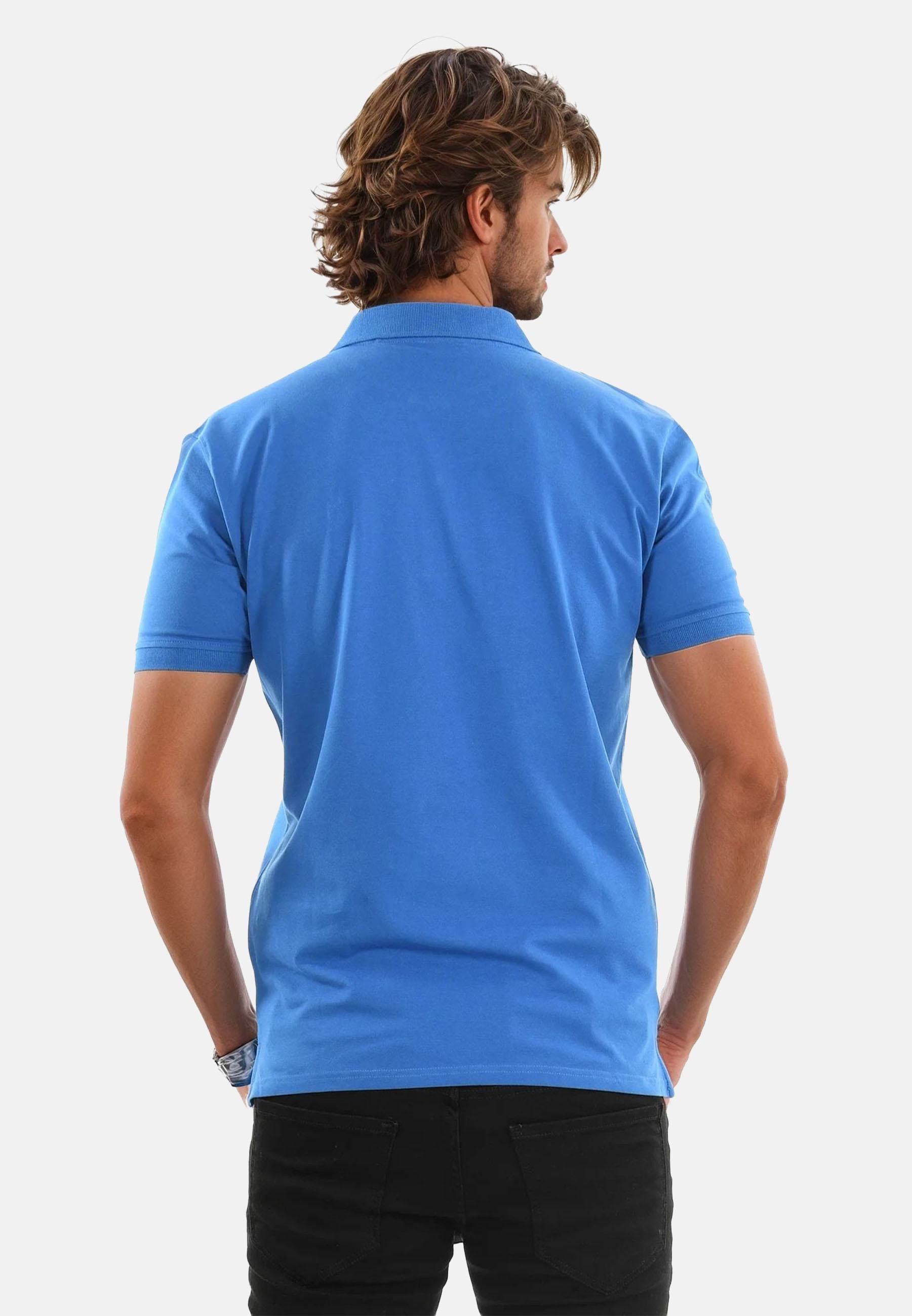 U.S. Polo Assn. Poloshirt USArrchie – Herren Classic Fit kurzarm mit Logo-Stickerei Mit Flachstrick-Kragen, Knopfleiste und elastischer Baumwollmischung