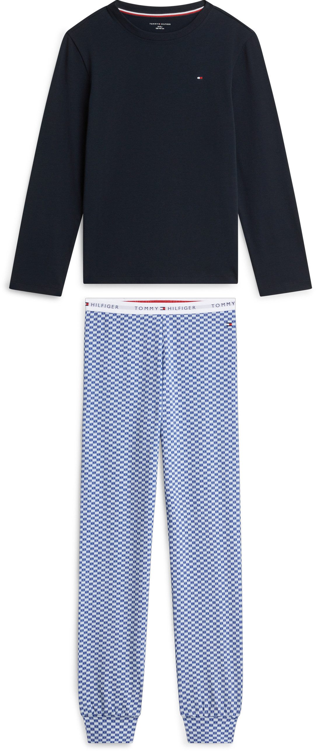 Tommy Hilfiger Underwear Schlafanzug CUFFED PYJAMA SET (2 tlg)