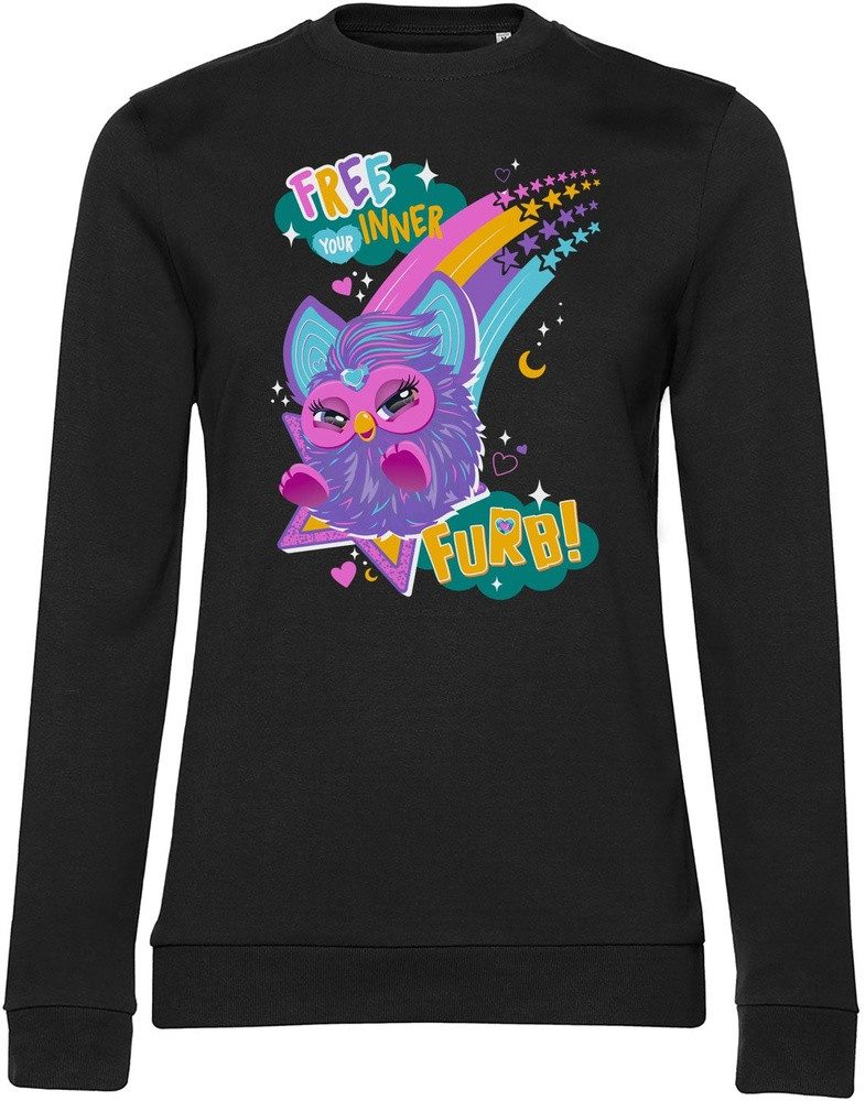 Furby Rundhalspullover Free Your Inner FURB! Girly Sweatshirt