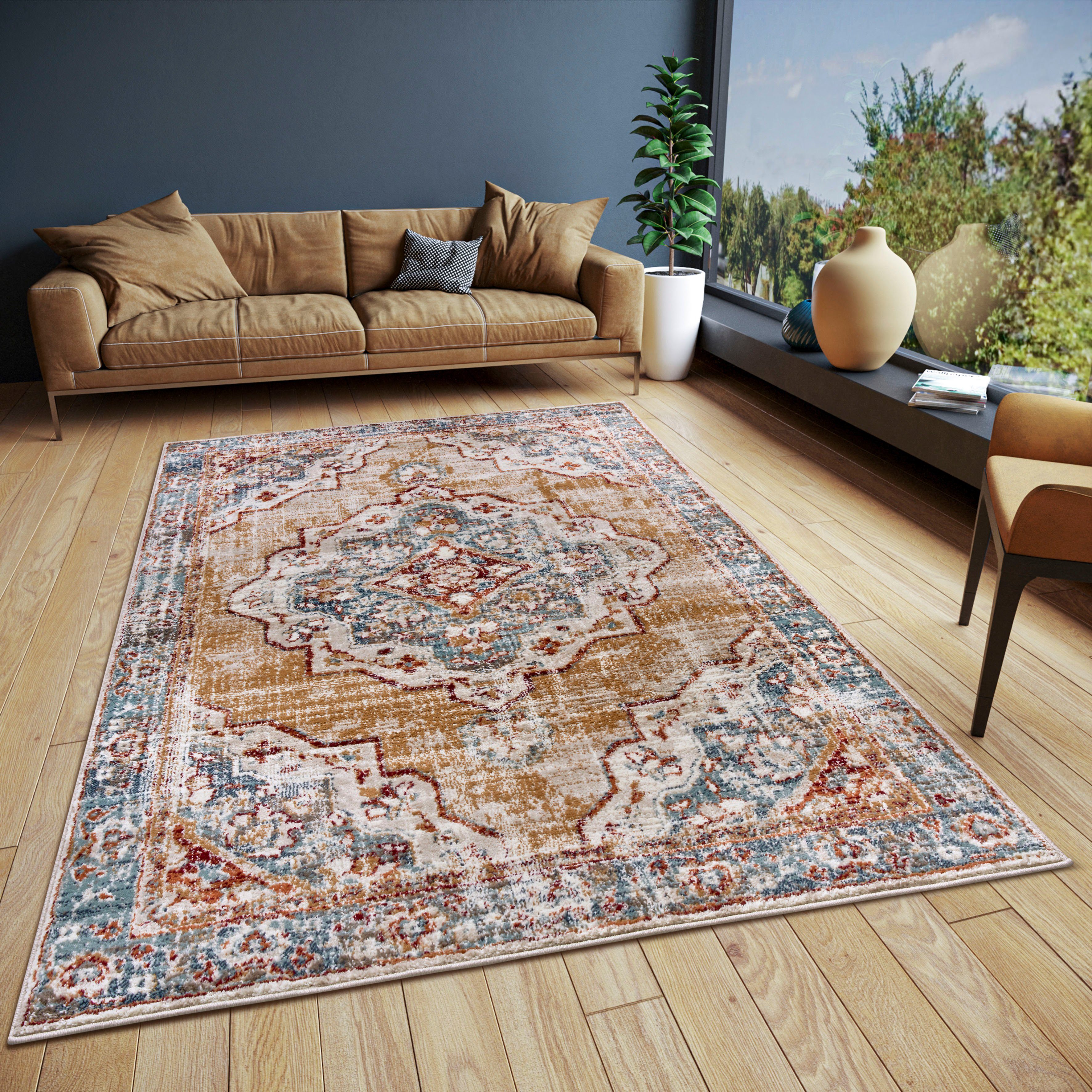 mm, rechteckig, Teppich HANSE 8 Orient, Home, Kurzflor, Schlafzimmer, Höhe: Esszimmer Wohnzimmer, Orientalisch, Strozzi,