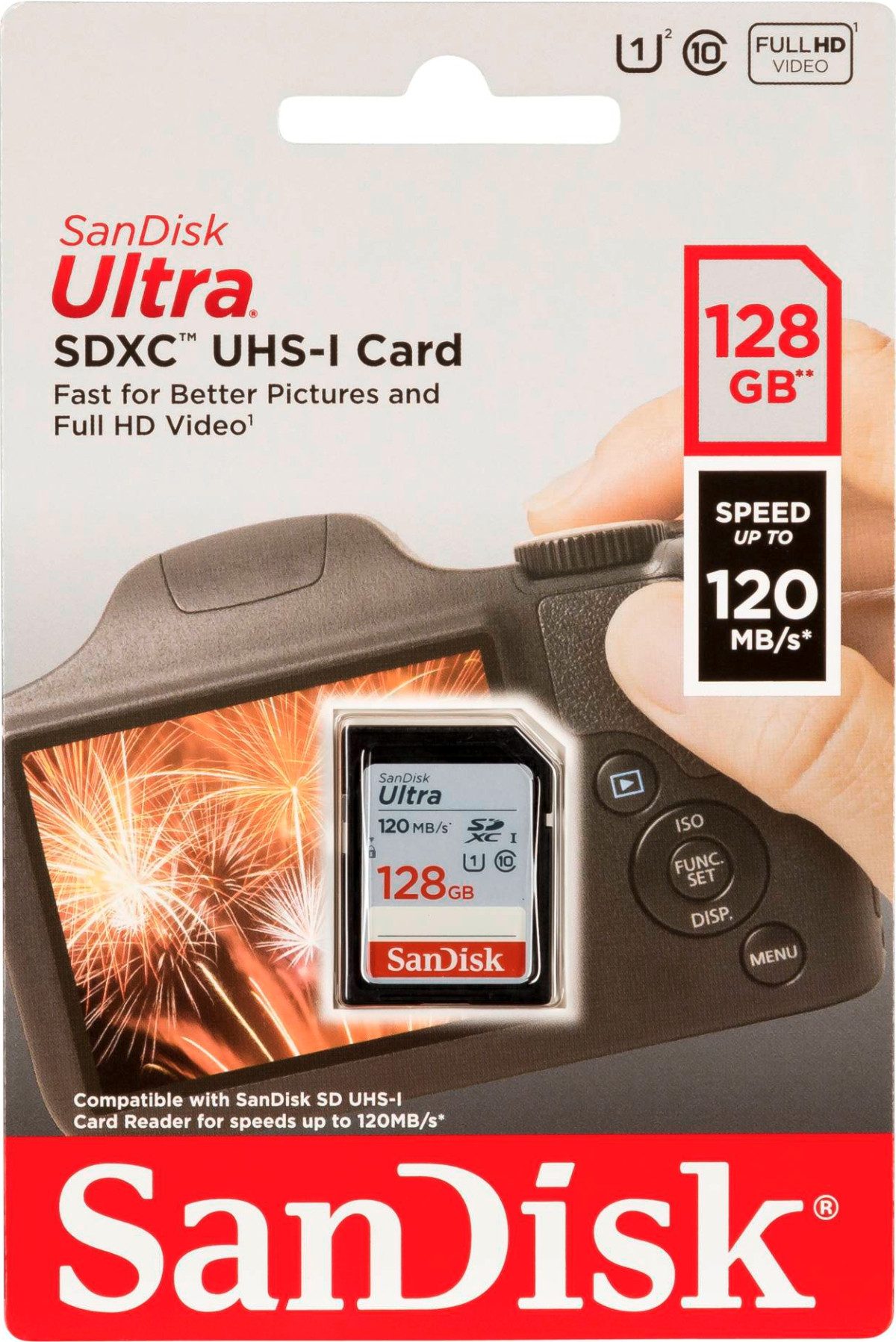 Sandisk Ultra SD Karte Memory Card 32GB 64GB 128GB 256GB Speicherkarte (128 GB)