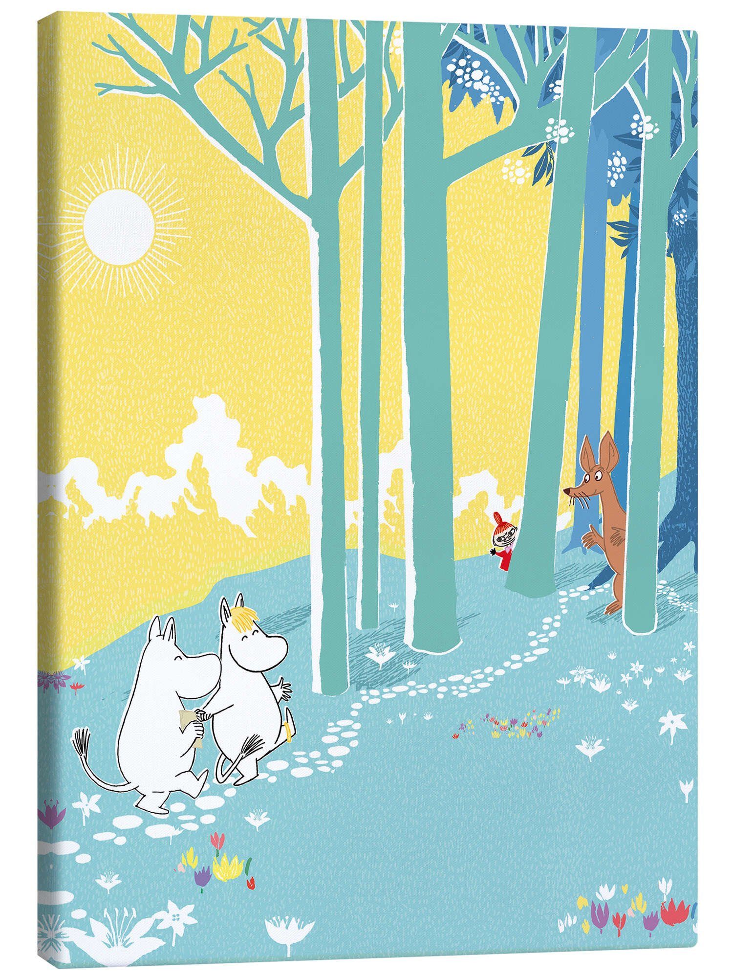 Leinwandbild Moomin