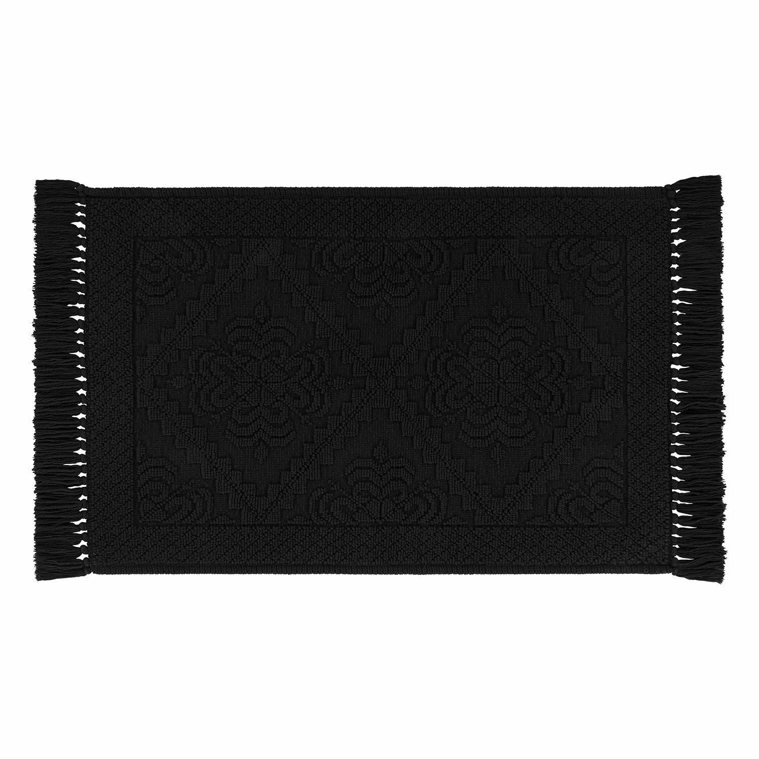 Mirabeau Badematte Badematte Mivorex schwarz, Höhe 60.0 mm, 100% Baumwolle günstig online kaufen