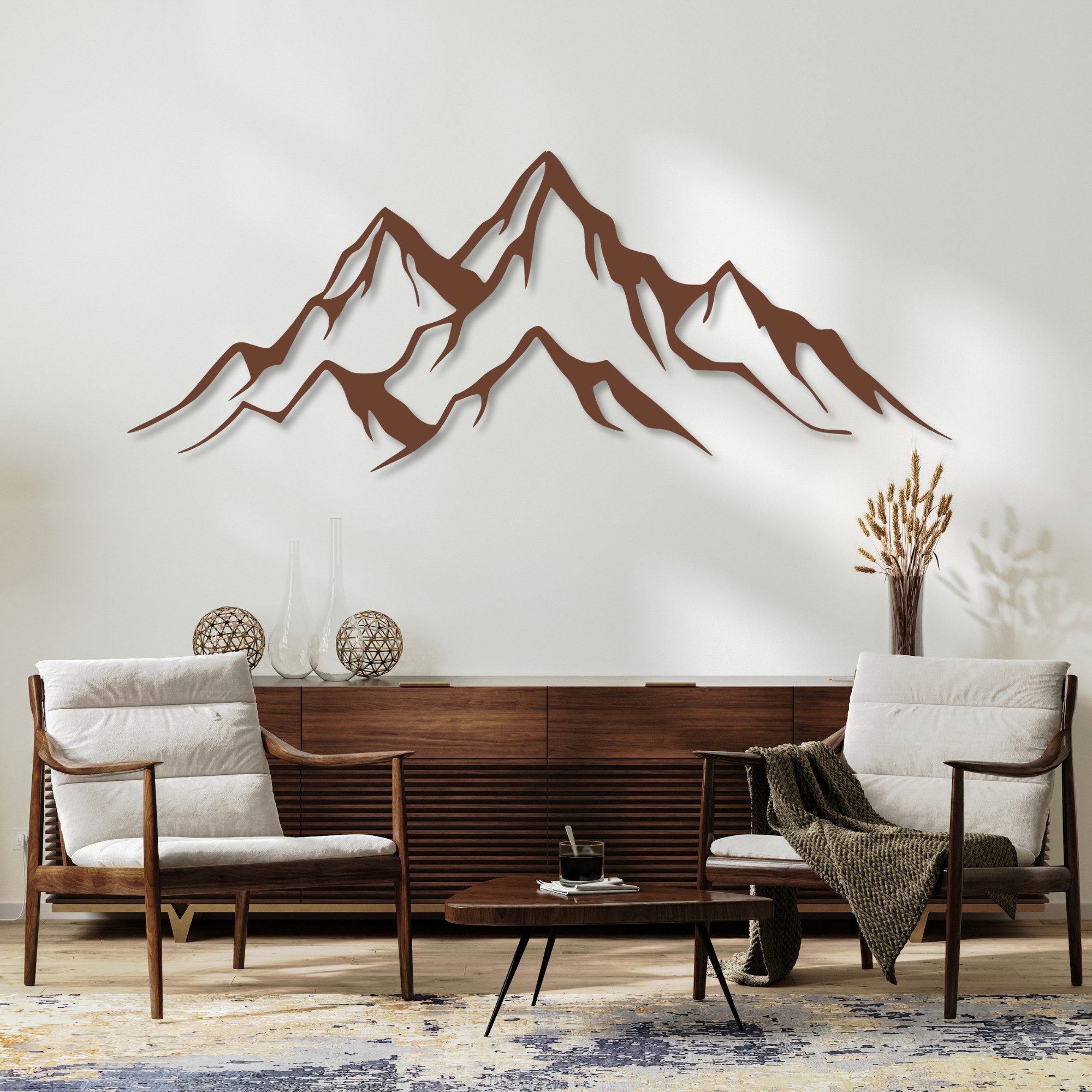 EYOKA Wanddekoobjekt 3D Wandbild aus Holz Wanddeko Moderne Holzkunst 6mm st günstig online kaufen