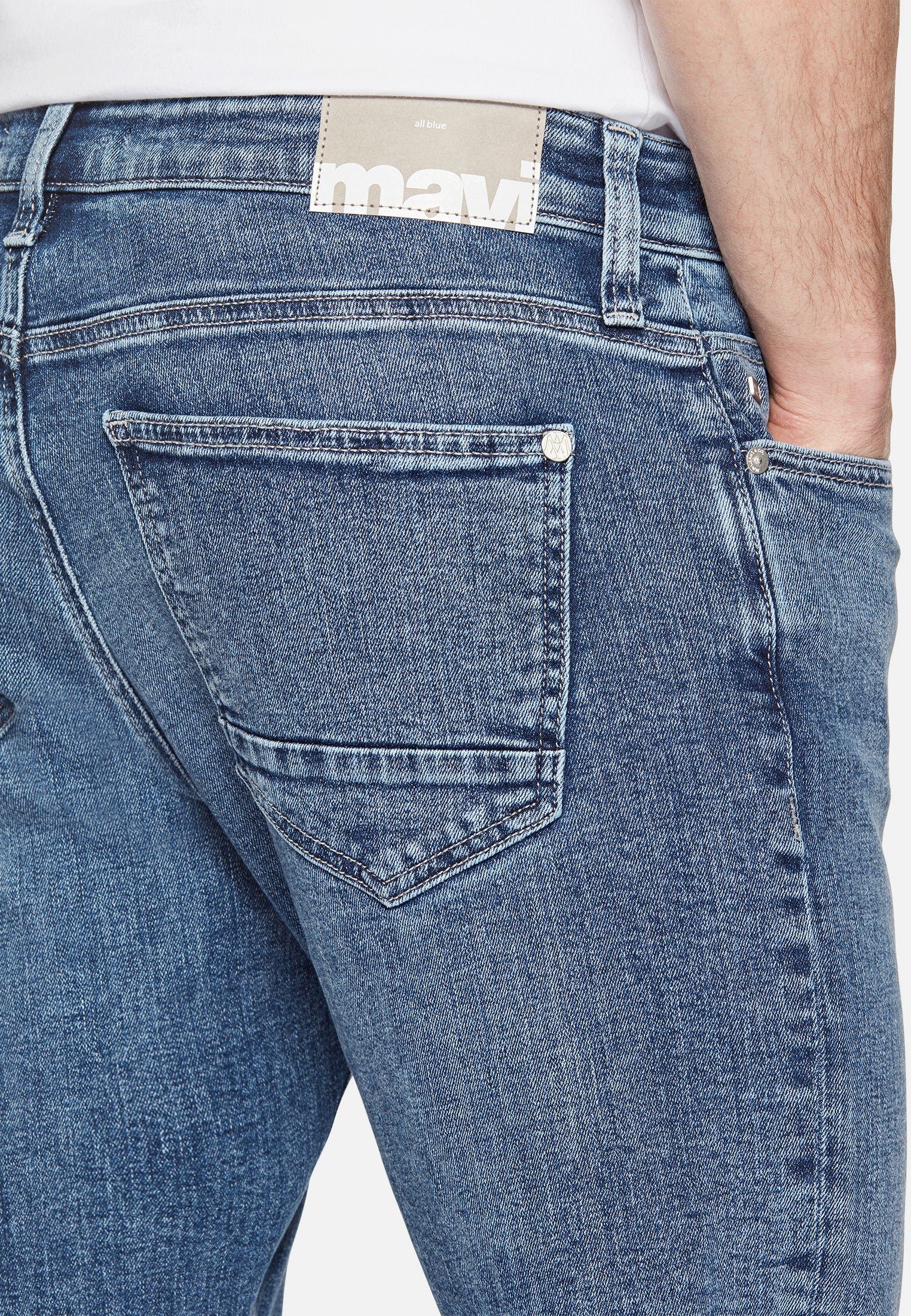 Mavi Skinny-fit-Jeans Leo Indigo Blue Skinny
