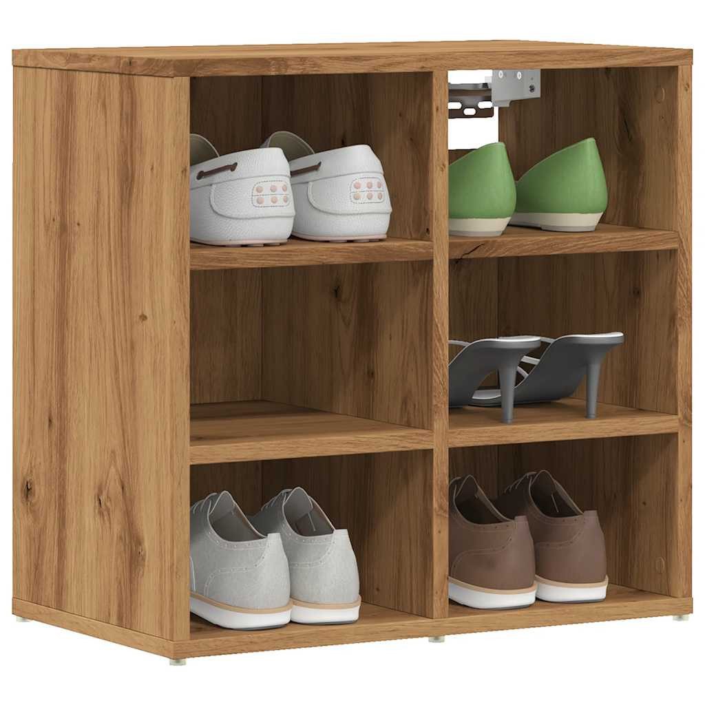 vidaXL Schuhschrank Schuhschrank Artisan-Eiche 52x30x50 cm (1-St)