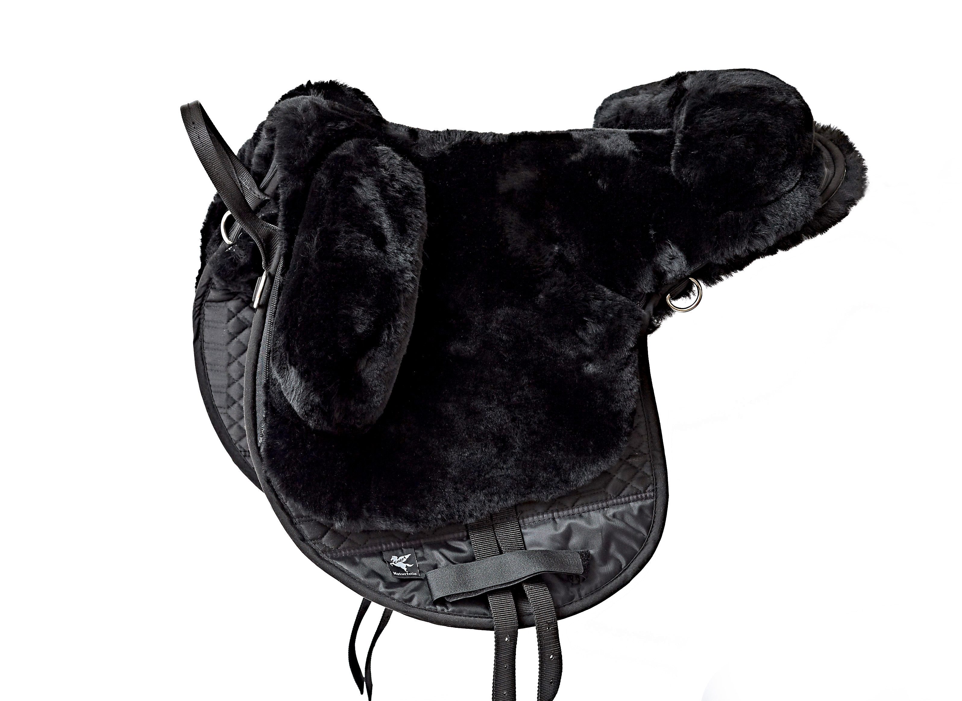 Engel Reitsport Dressursattel Fellsattel aus echtem Lammfell und robustem Steppstoff aufpolsterbar, (1-St)