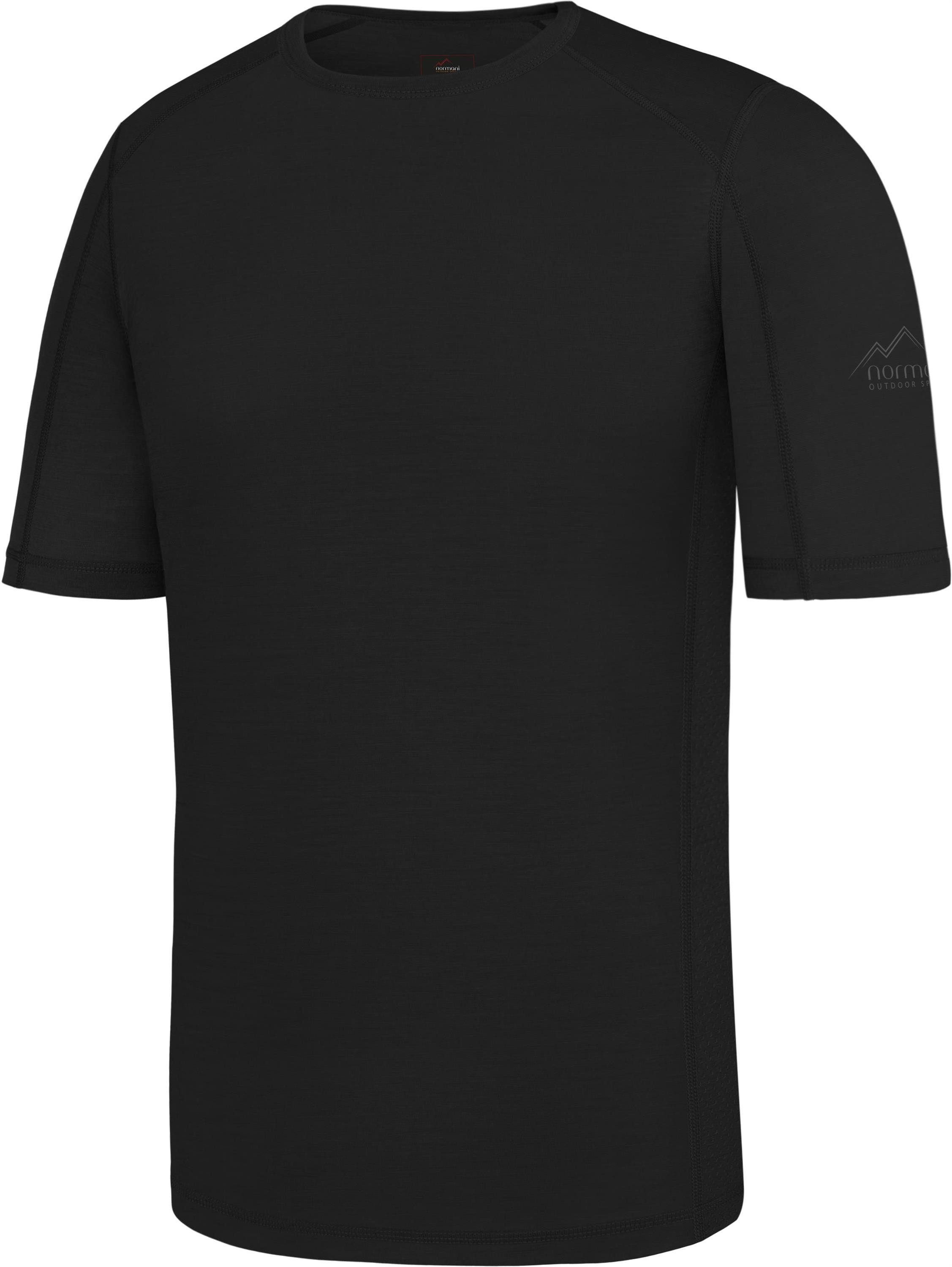 normani Thermounterhemd Herren Merino T-Shirt Busselton Ultraleichtes Sommer Outdoor Halbarmshirt Short Sleeve - Mulesing Frei