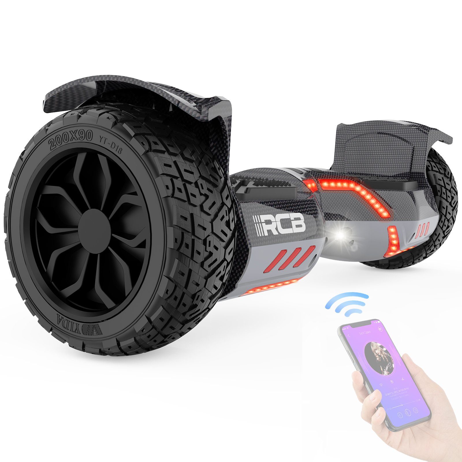RCB Balance Scooter »RCB Hoverboard SUV 8,5 Zoll mit Bluetooth,APP
