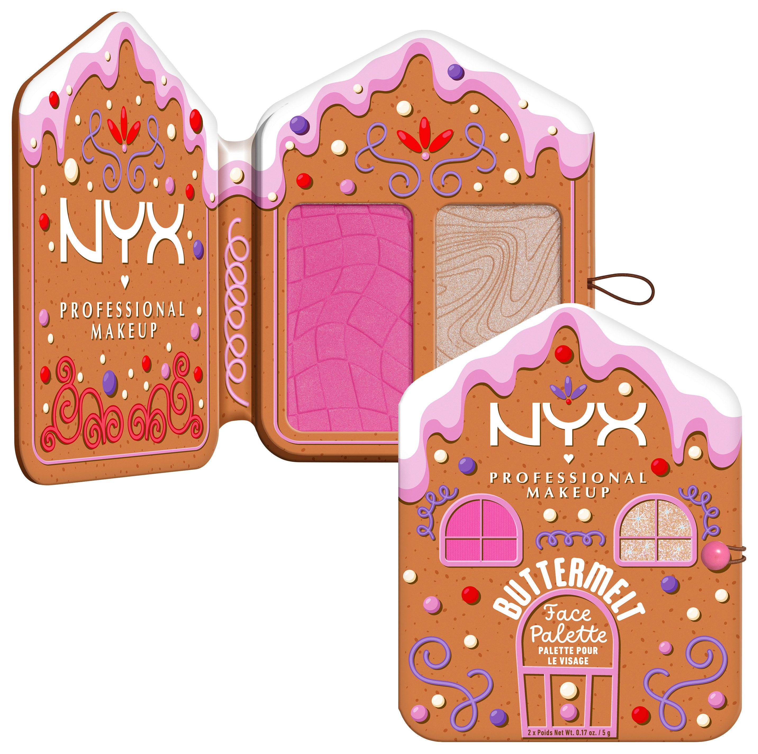 NYX PROFESSIONAL MAKEUP Make-up Set BUTTERMELT FACE PALETTE