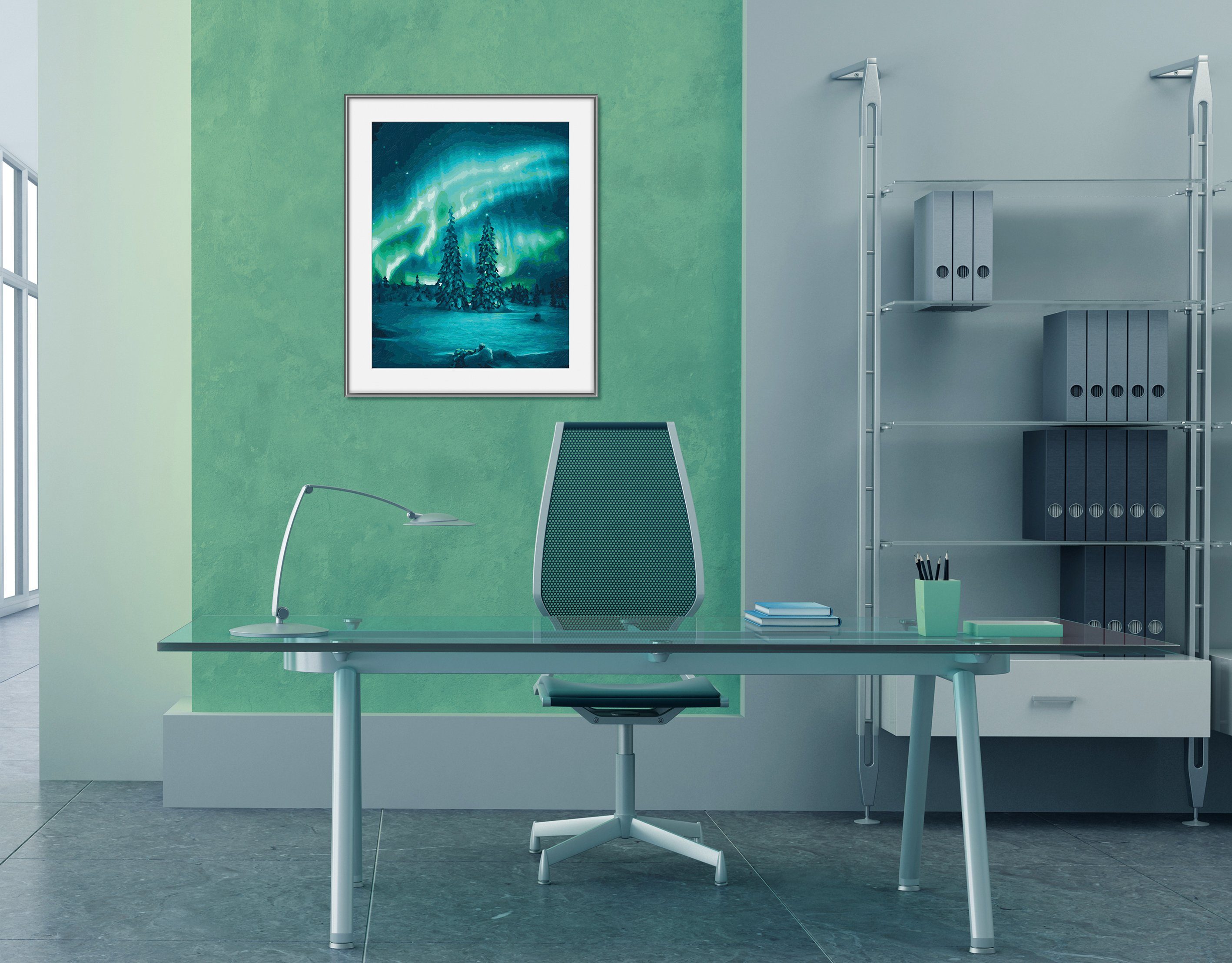 Schipper Malen nach Zahlen Meisterklasse Premium - Polarlichter, Made in Germany