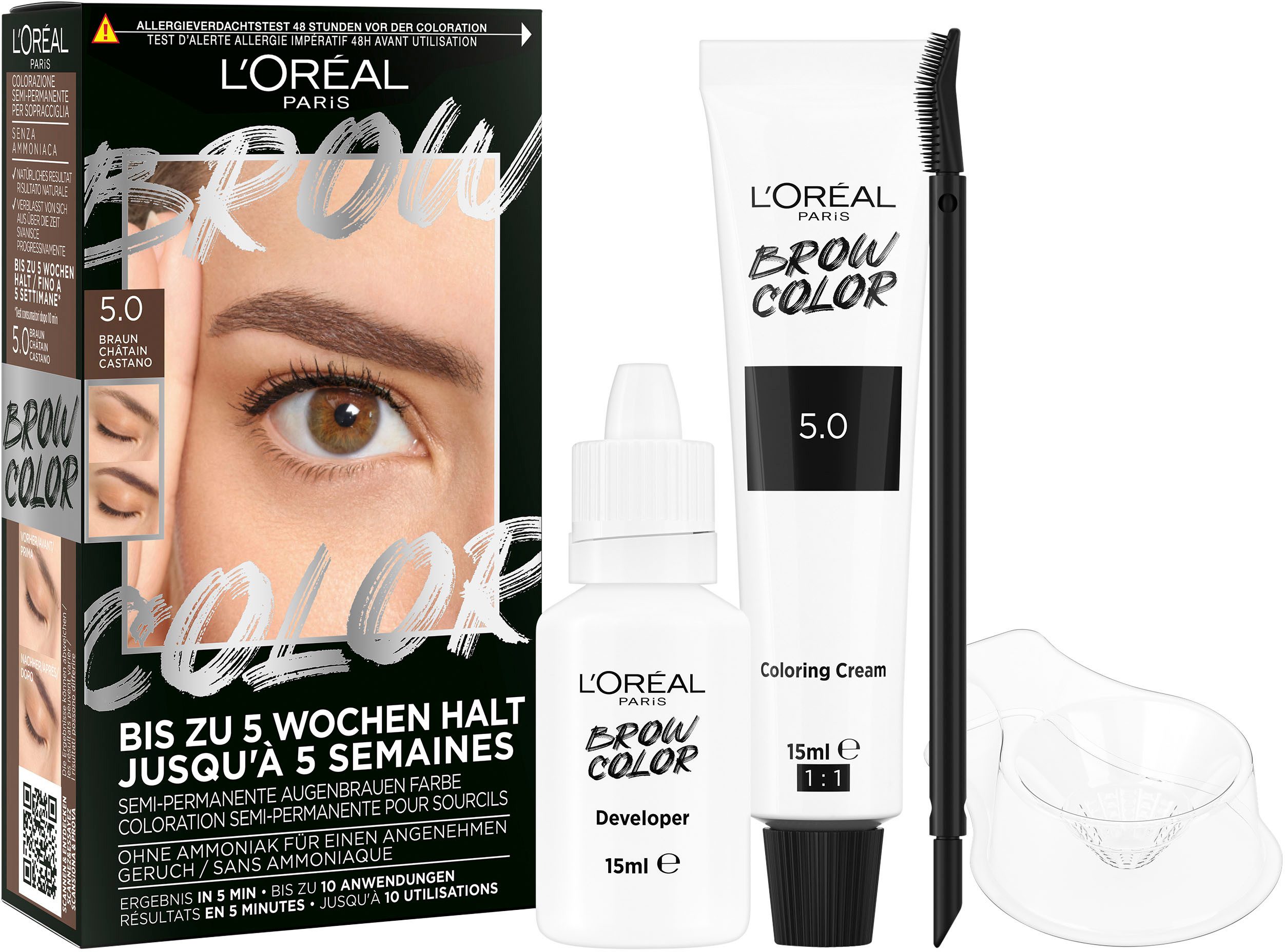 L'ORÉAL PARIS Augenbrauenpflege flüssige Textur, für alle Hauttypen