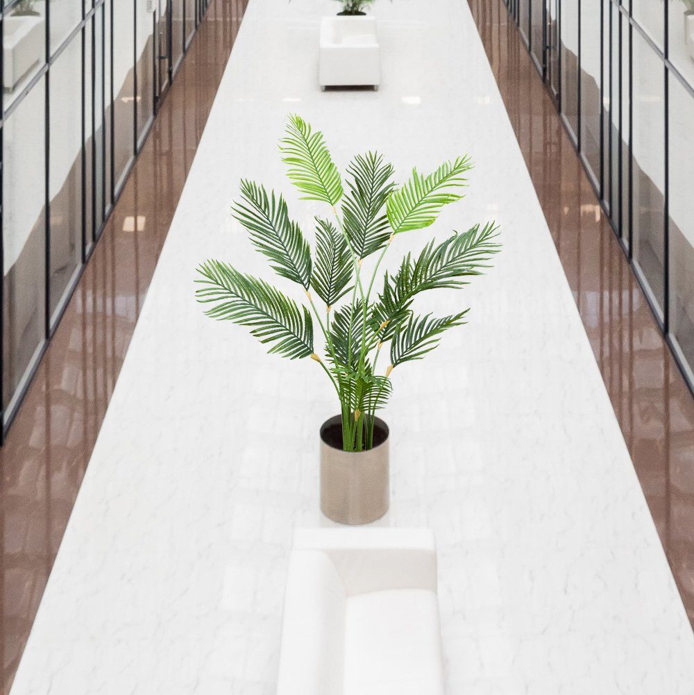 Arekapalme Kunstpflanze Decovego, cm 170 Palmenbaum Palme Pflanze Künstliche Kunstpflanze Decovego