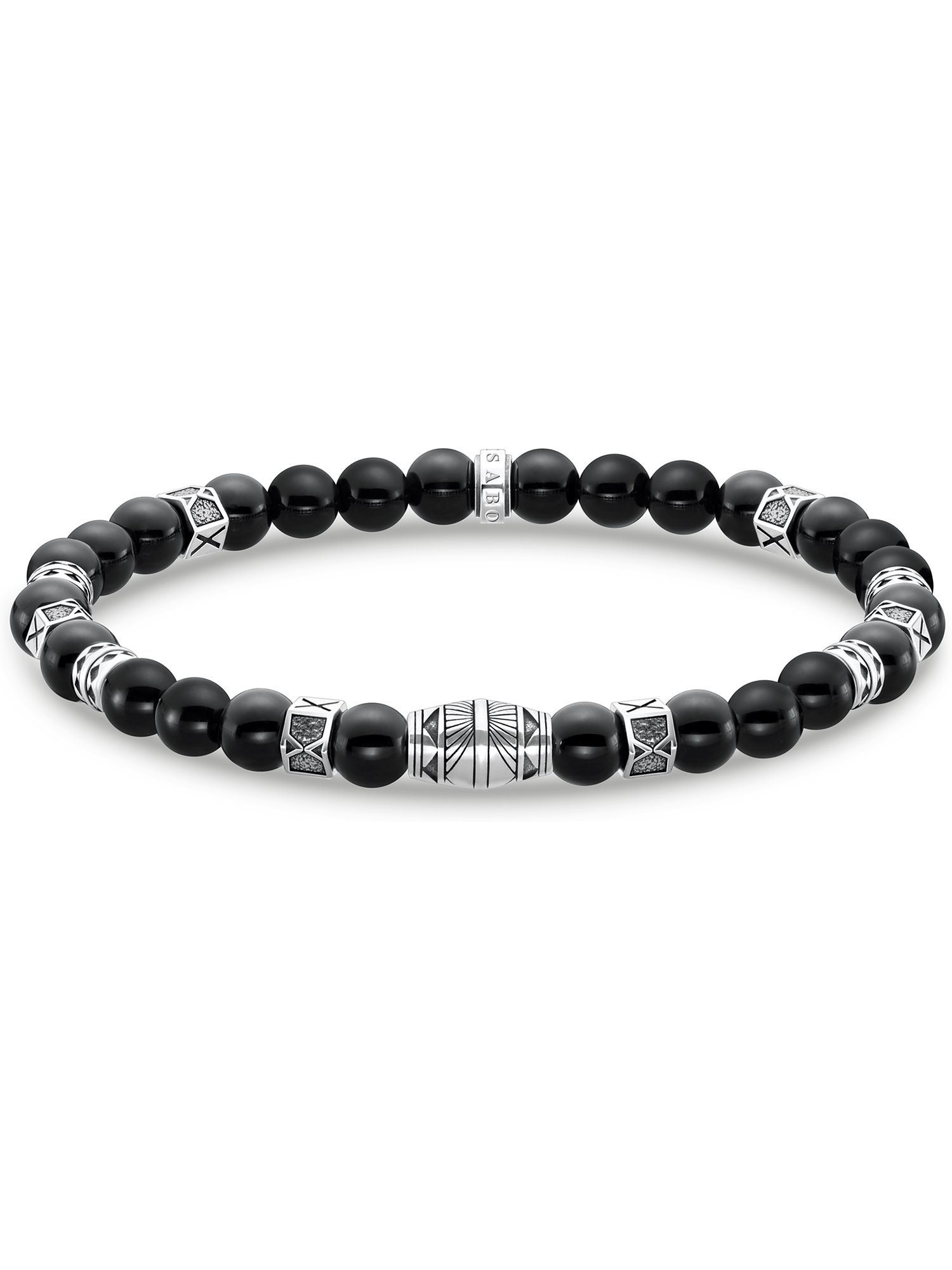 THOMAS SABO Silberarmband Thomas Sabo Unisex-Armband 925er Silber Farbstein