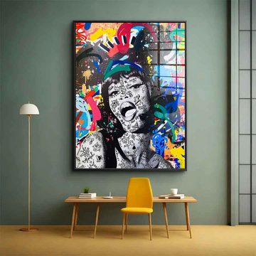 DOTCOMCANVAS® Acrylglasbild CAMPBELL SPIRIT - Acrylglas, Acrylglasbild CAMPBELL SPIRIT Pop Art hochkant Portrait