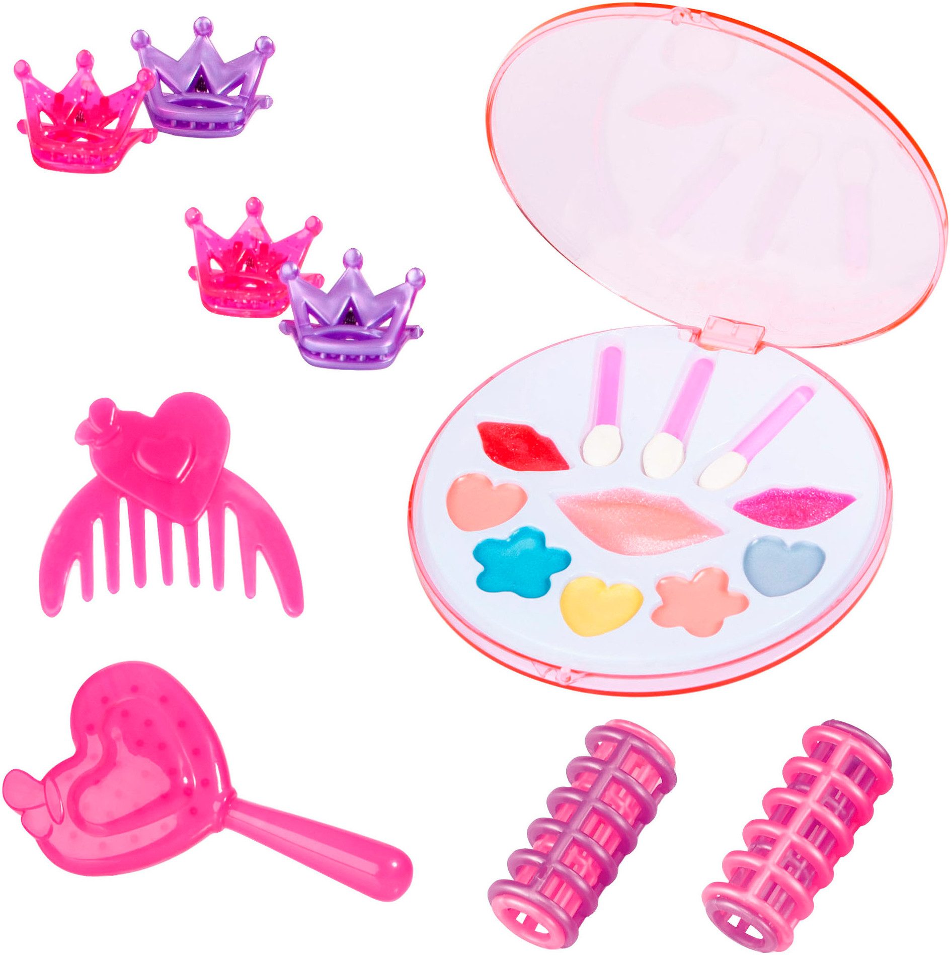 Bayer Frisier- & Schminkkopf Frisierkopf mit Kosmetik, mit Kosmetik und beweglichen Händen