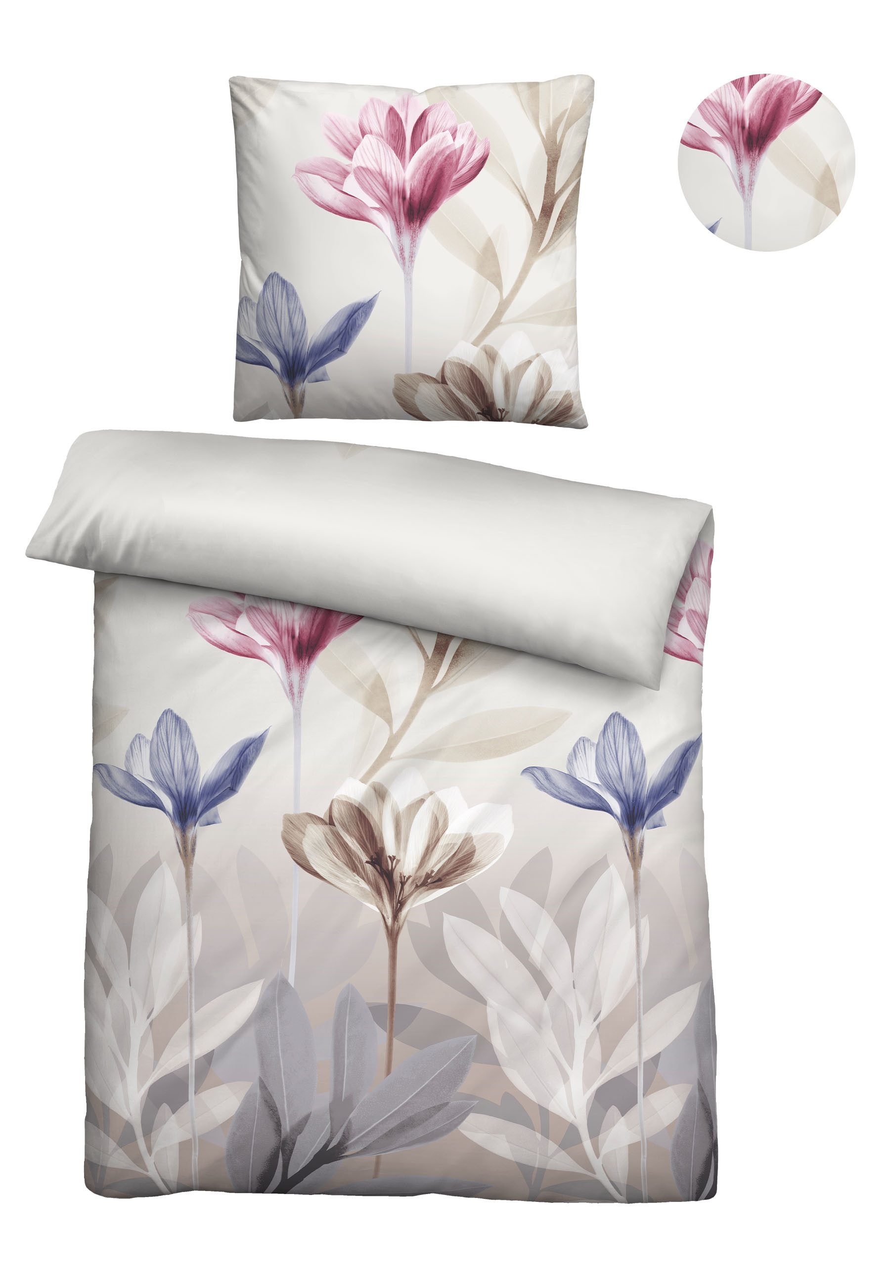 Biberna Bettwäsche 0025008, Soft-Seersucker, 2 teilig, günstig online kaufen