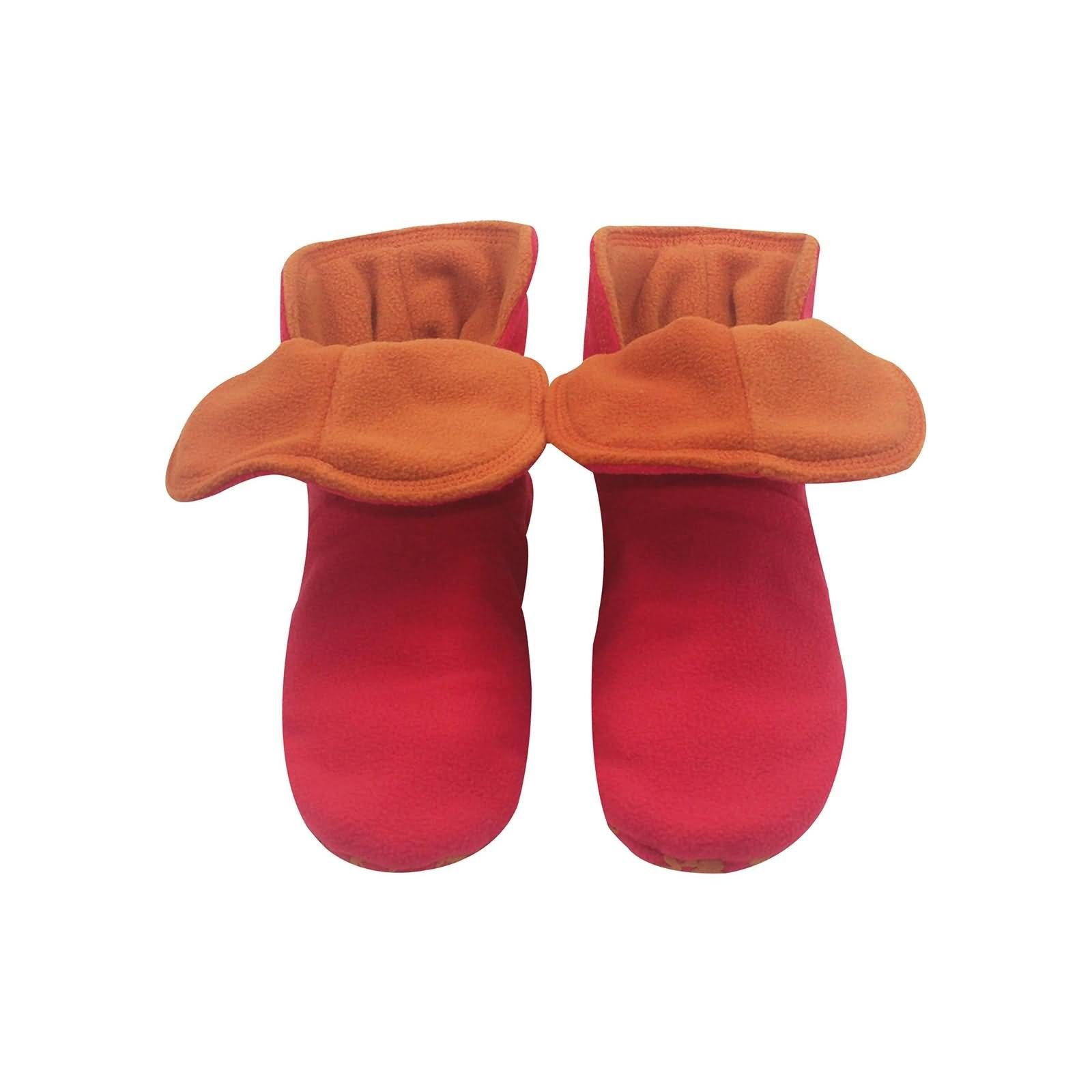 RAIKOU Hausstiefel Hüttenschuhe Stoppersocken für Damen Herren und Kinder  Hausschuh (aus Miro Fleece Super Flauschige) mit ABS und Rutschfester Sohle