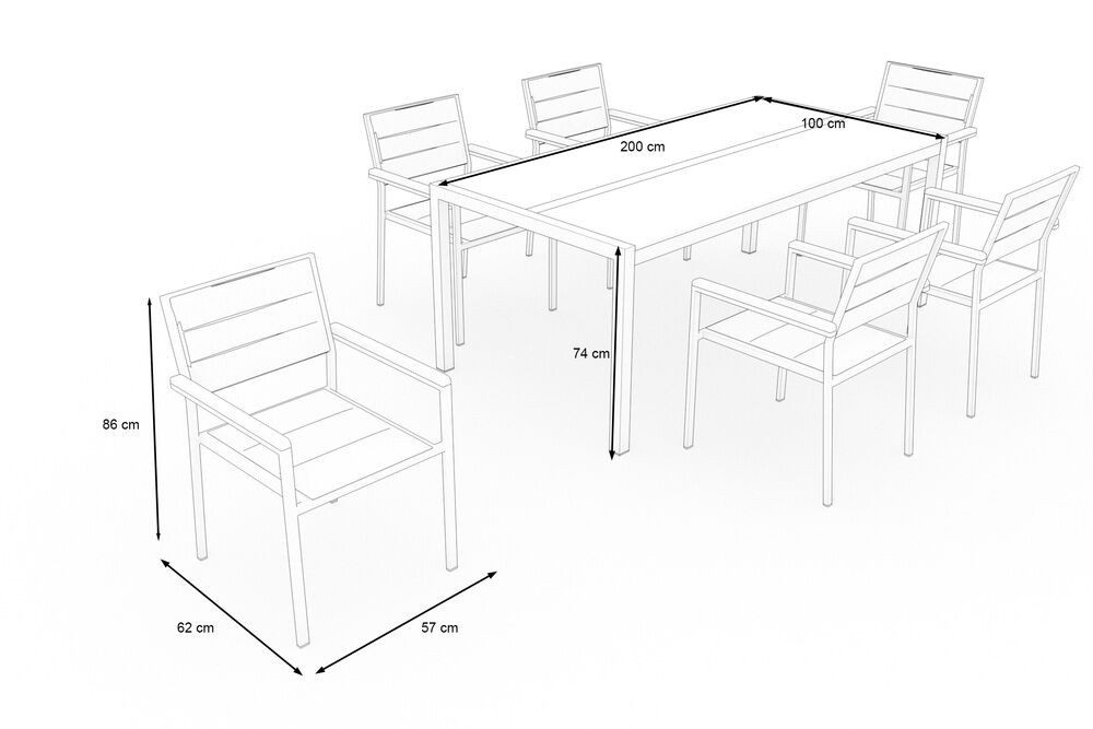 OUTFLEXX Garten-Essgruppe