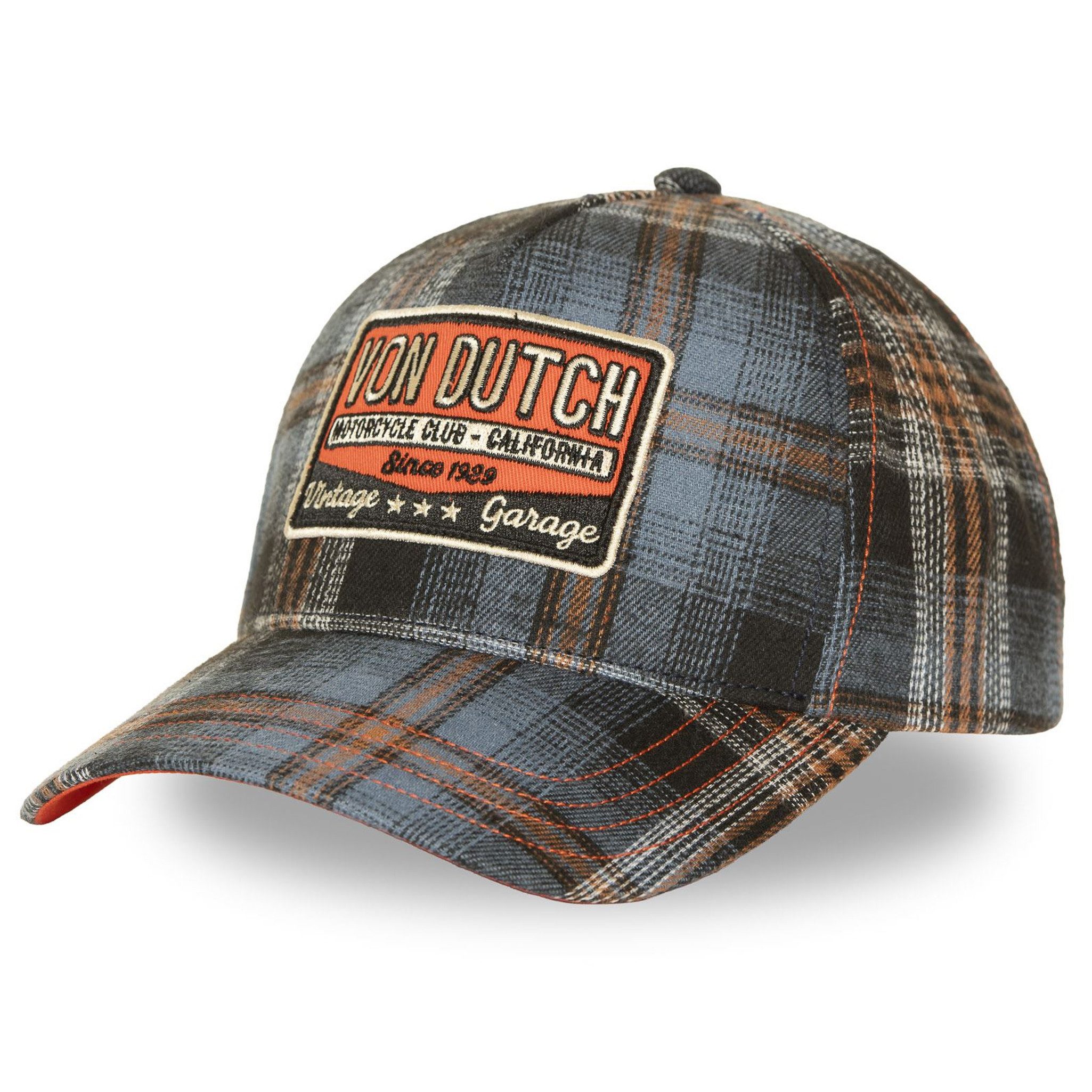 Von Dutch Trucker Cap Von Dutch Originals Trucker Cap - Check Pattern - Flannel Mesh (Basecap, Basecap, Meshcap, Trucker Kappe)