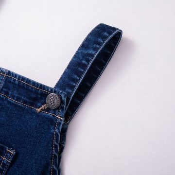 suebidou Overall Jeansoverall Jeanshose blau für Mädchen