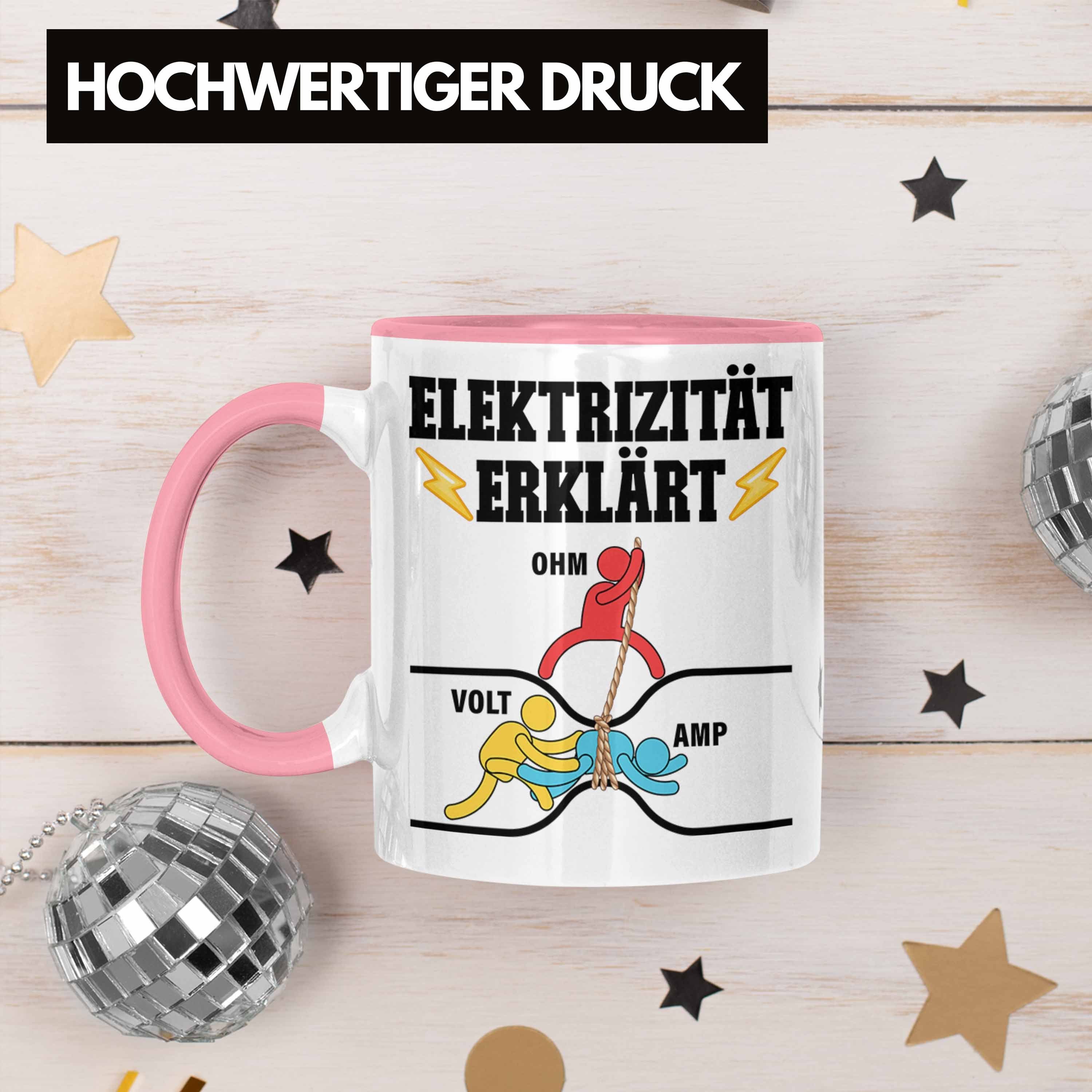 Männer Lustig Elektrotechnik Amp Elektrizität Geschenke Elektrotechniker Tasse Trendation Ohm Gadget Kaffeetasse Elektriker Volt Trendation - Rosa Elektroniker Elektroinstallateur Geschenk Tasse Geschenkidee