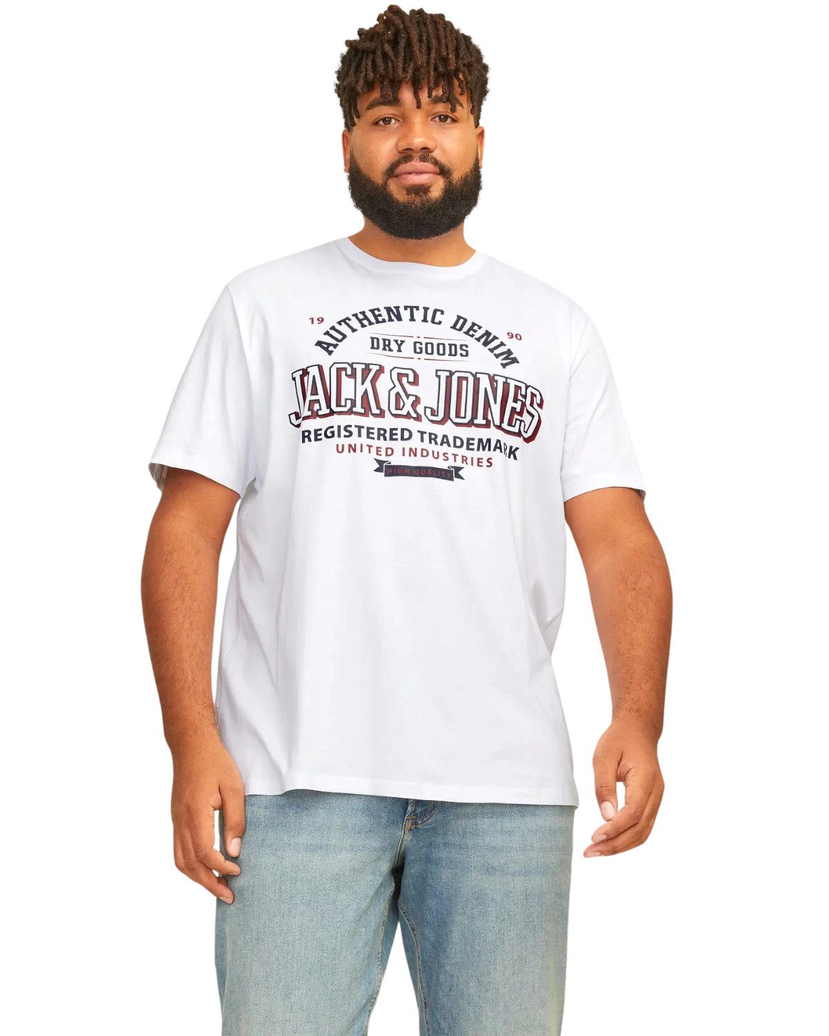 Jack & Jones PlusSize Print-Shirt (Spar-Set, günstig online kaufen