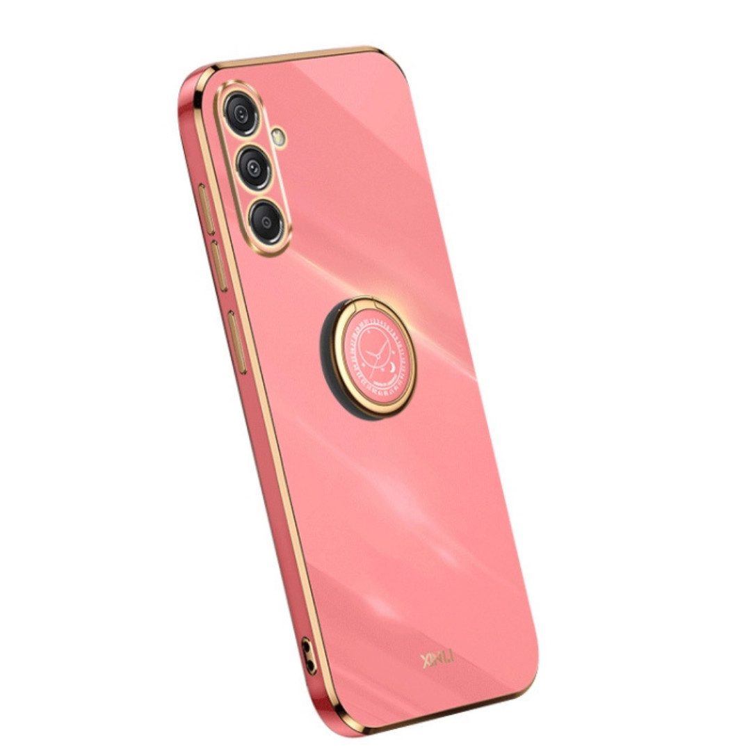 SmartUP Smartphone-Hülle Hülle für Samsung Galaxy S23 FE 5G Schutzhülle Handyhülle Slim Case, Ringhalter, Standfunktion