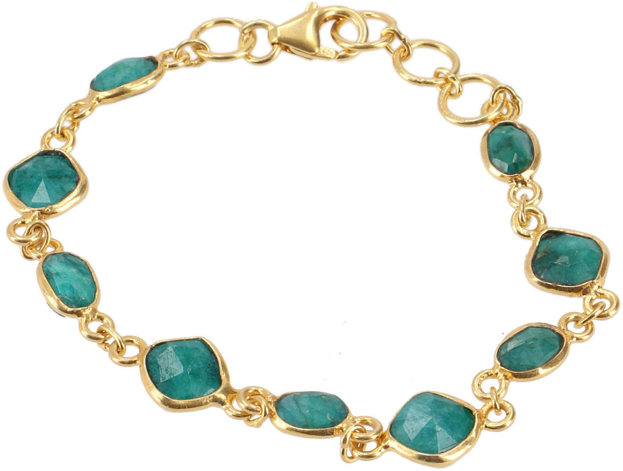 Guru-Shop Armreif Indisches Boho Armband, vergoldetes Armband aus..