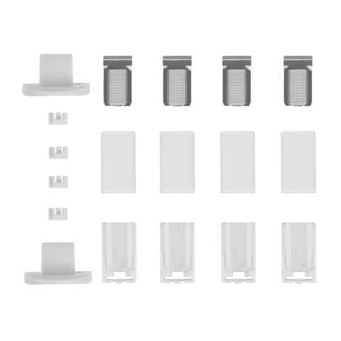 Plissee Klemmfix Montage-Set für Klemmfix Plissee, LICHTBLICK ORIGINAL, ohne Bohren, verspannt, Klemmbar