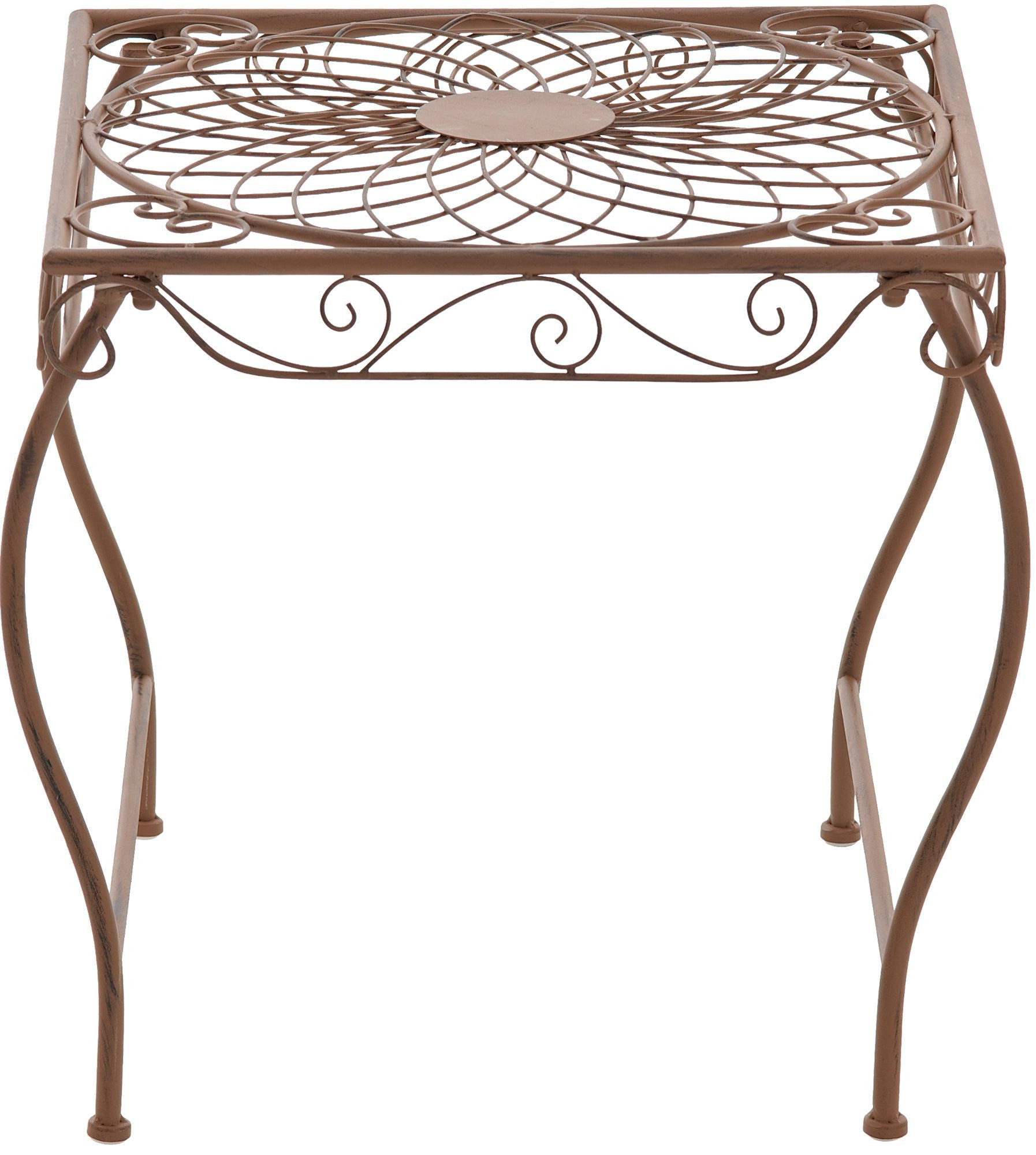 CLP Gartentisch Zarina, eckig, 50 x 45 cm (1er), in nostalgischem Design