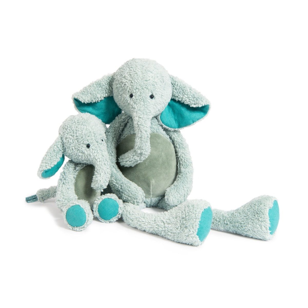 Moulin Roty Kuscheltier Plüschtier kleiner Elefant weiches Kuscheltier für Babys und Kinder (1-St)