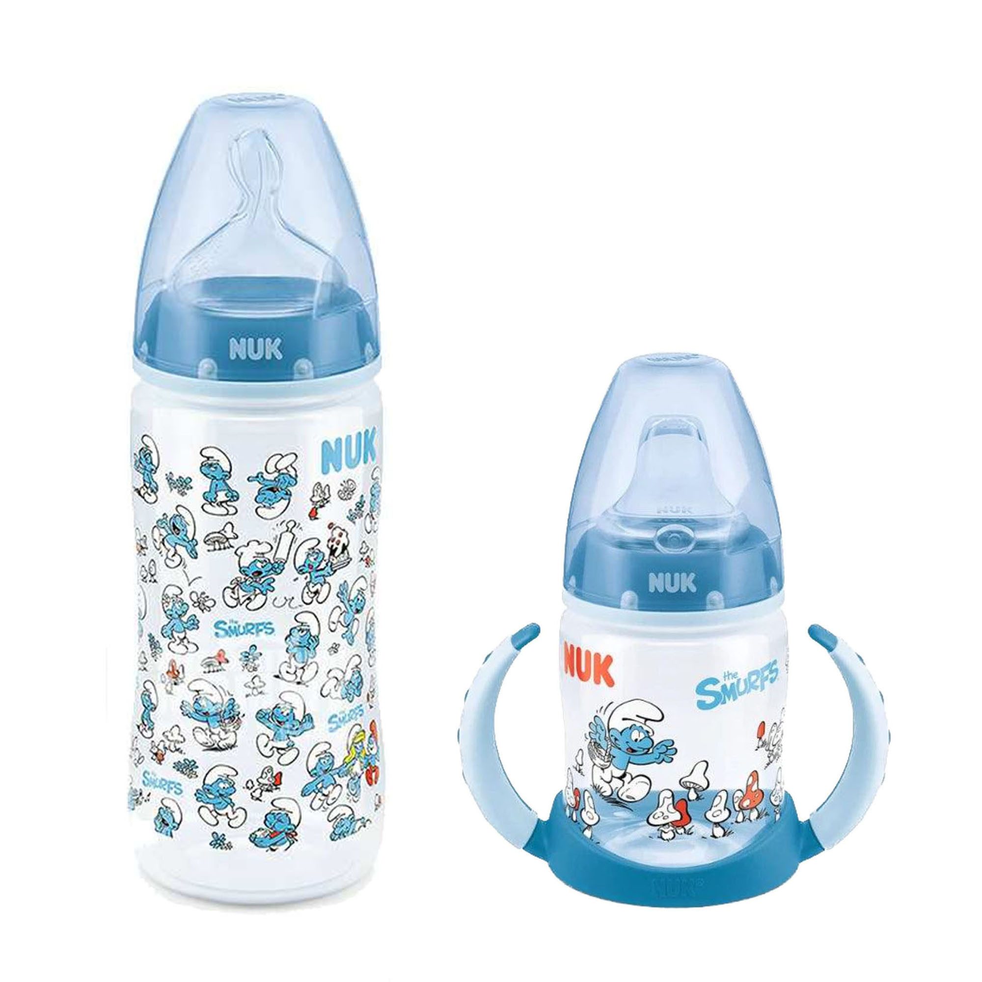 Babyflasche NUK "die Schlümpfe" Set
