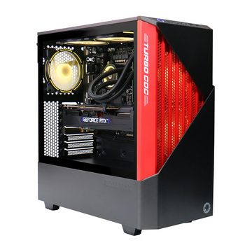 GAMEMAX Contac BR 7117 Gaming-PC (AMD Ryzen 5 7600X, RTX 4060, 16 GB RAM, 1000 GB SSD, Wasserkühlung, DDR5, PCIe SSD Gen4, Windows 11)
