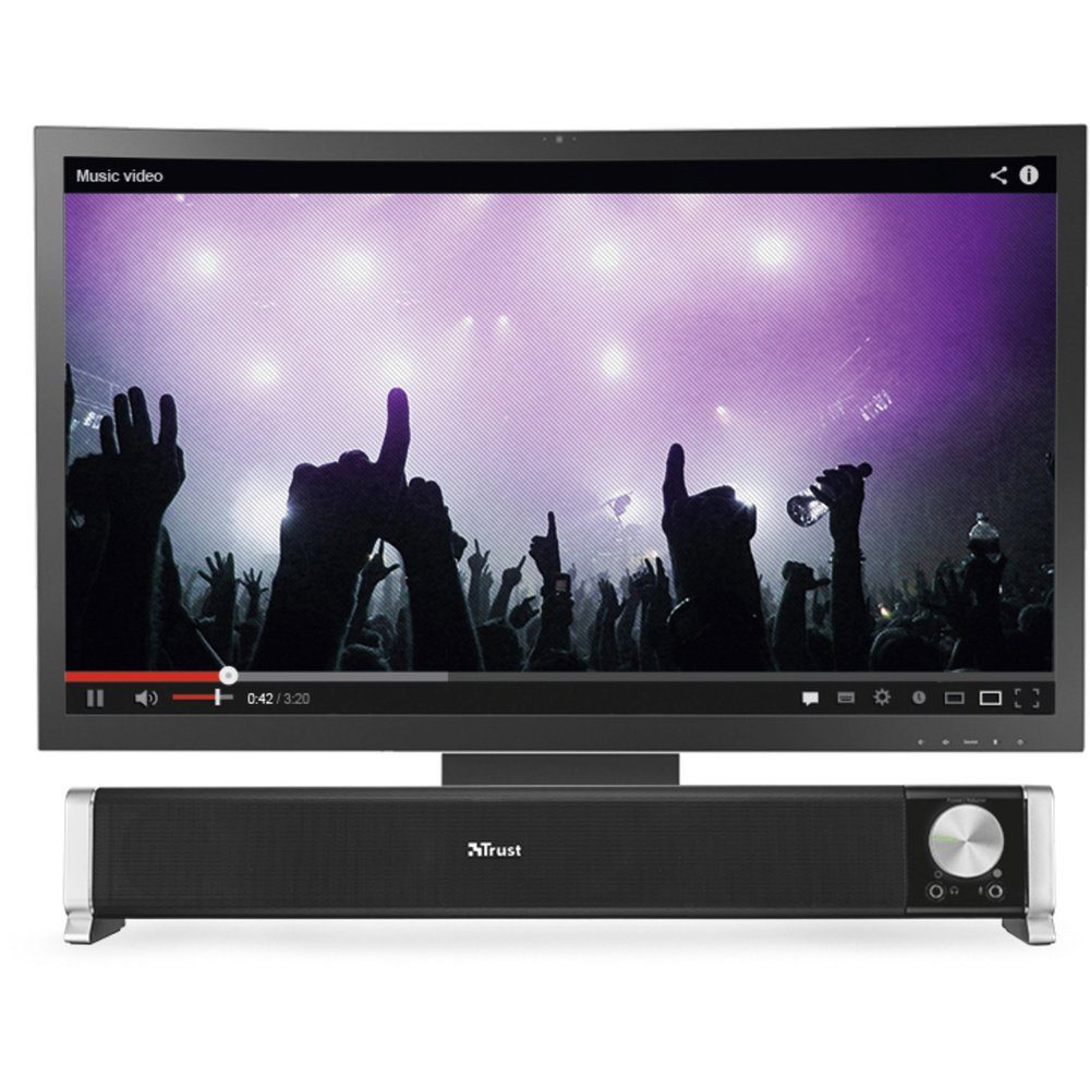 Trust Trust Asto 2.0 PC-Lautsprecher Kabelgebunden 12 W Schwarz, Silber PC-Lautsprecher (12.00 W)
