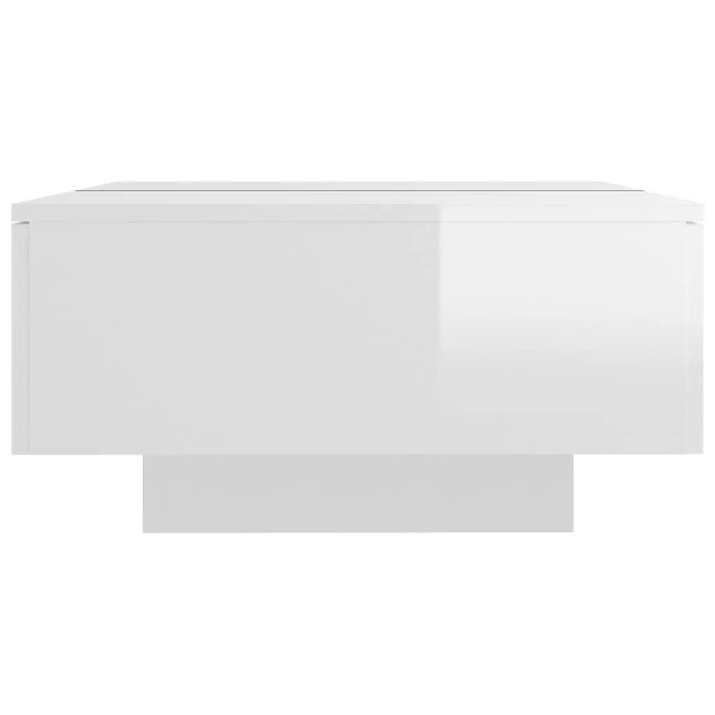 cm Hochglanz-Weiß (1-St) 90x60x31 Hochglanz-Weiß vidaXL Couchtisch Hochglanz-Weiß | Couchtisch Holzwerkstoff
