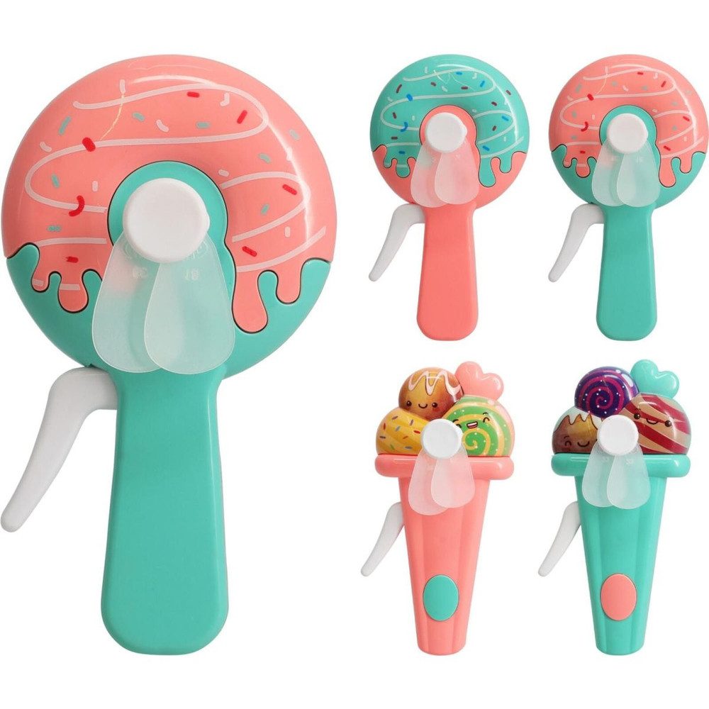 Koopmann Dekofigur Handventilator - Donut/Eis - 1 Stück