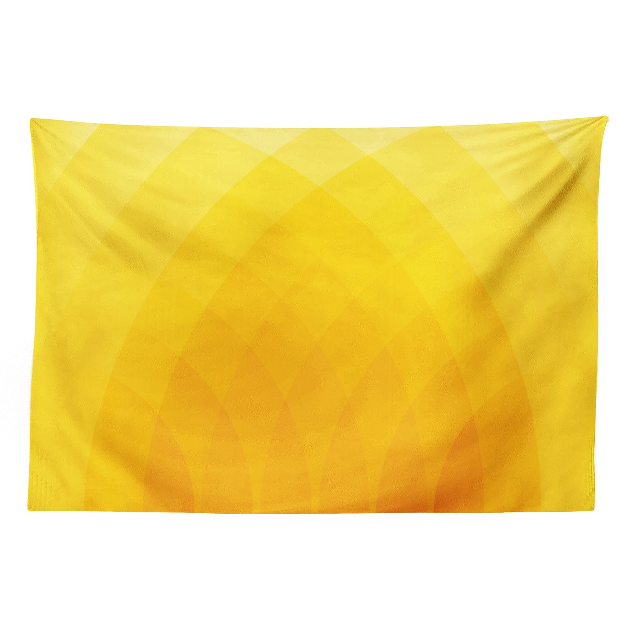 Abakuhaus Wandteppich aus Weiches Mikrofaser Stoff Für das Wohn und Schlafzimmer, rechteckig, Gelb Farbtöne Moderne