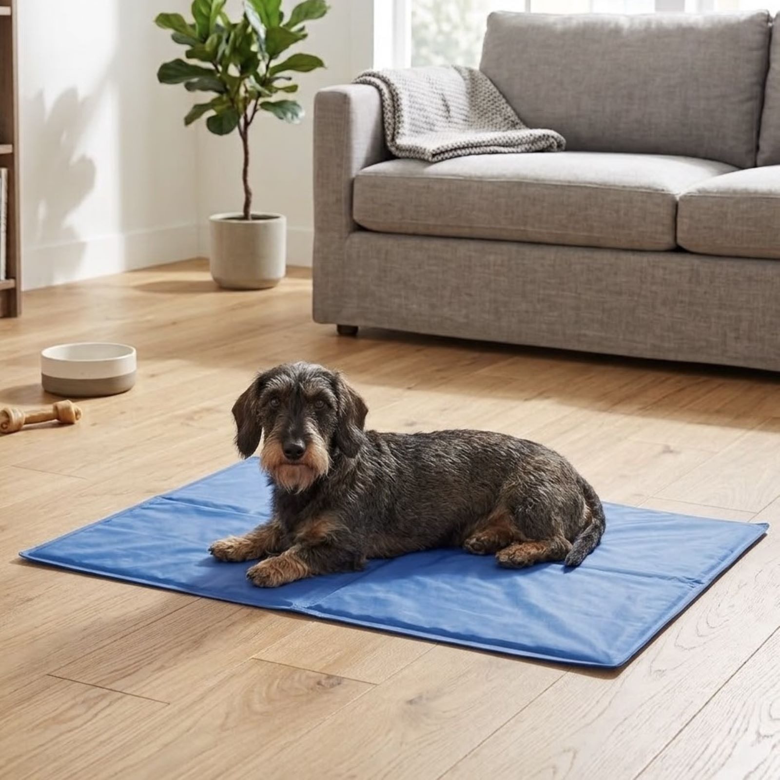 HAC24 Hundematte Kühlmatte Hundekühlmatte Kühldecke Kühlunterlage, Selbstkühlend für Hunde & Katzen 40 x 50 cm Wiederverwendbar