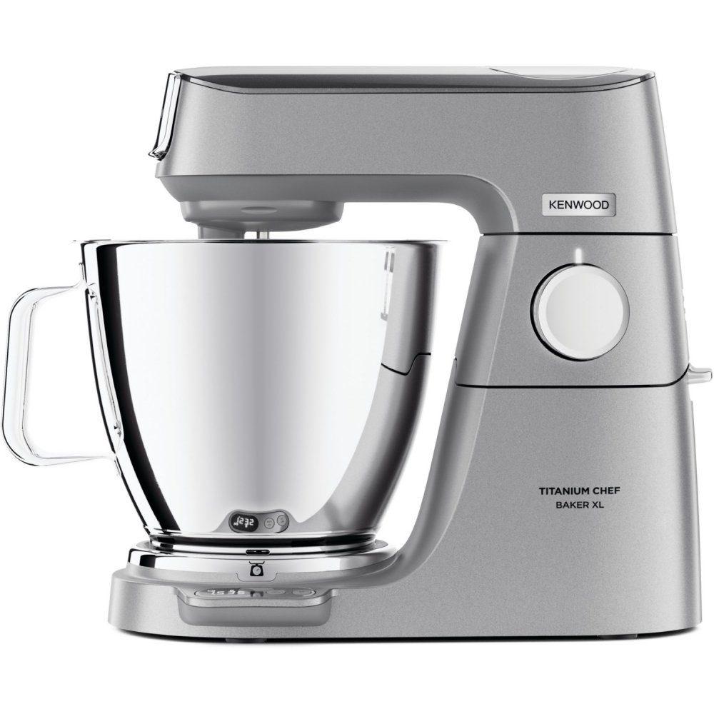 XL W, Küchenmaschine Küchenmaschine Chef silber, - Baker - Geschwindigkeitsregelung KENWOOD 1200 KVL85.004SI Titanium Stufenlose