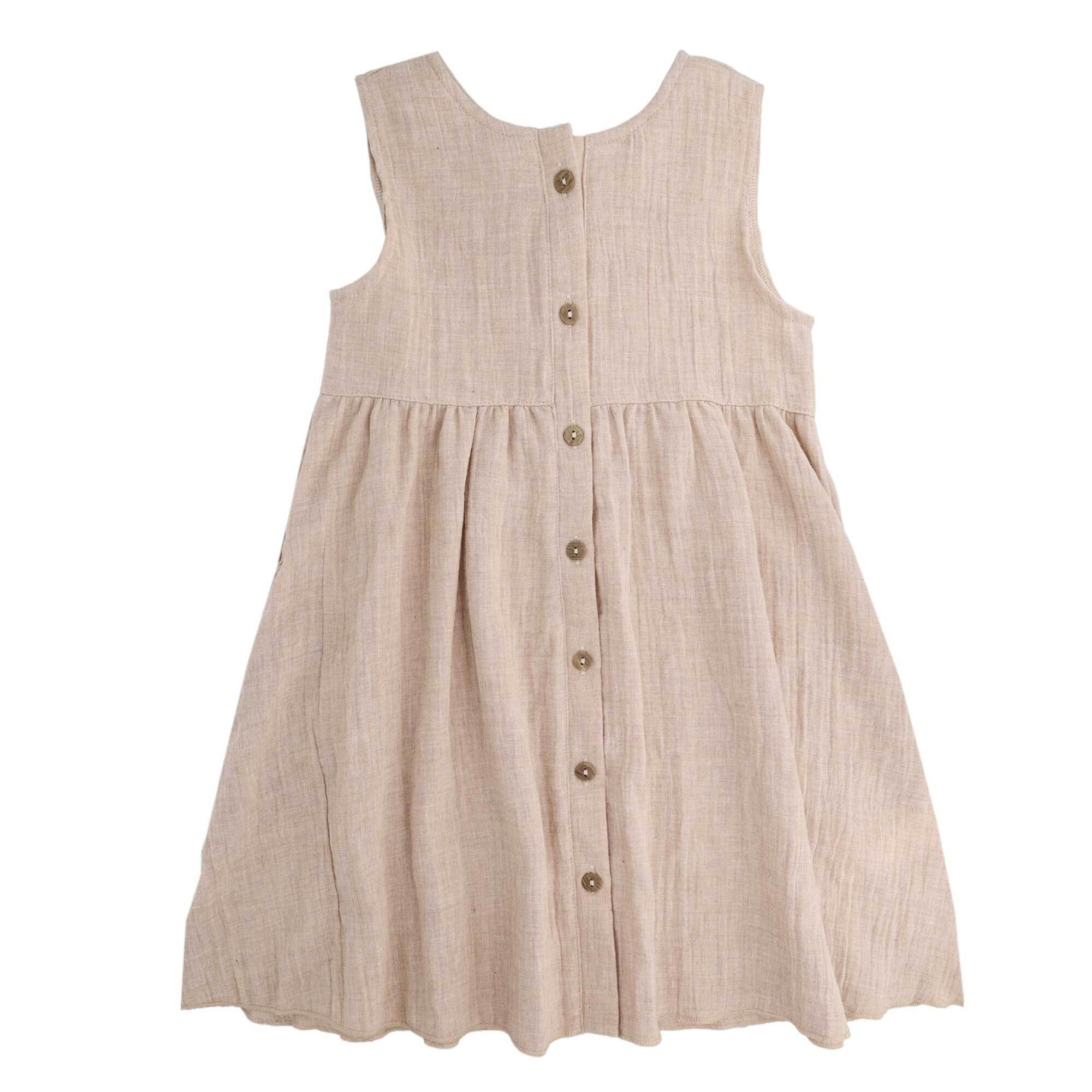MAXIMO Sommerkleid GOTS MINI GIRL-Kleid Musselinstoff (1-tlg)