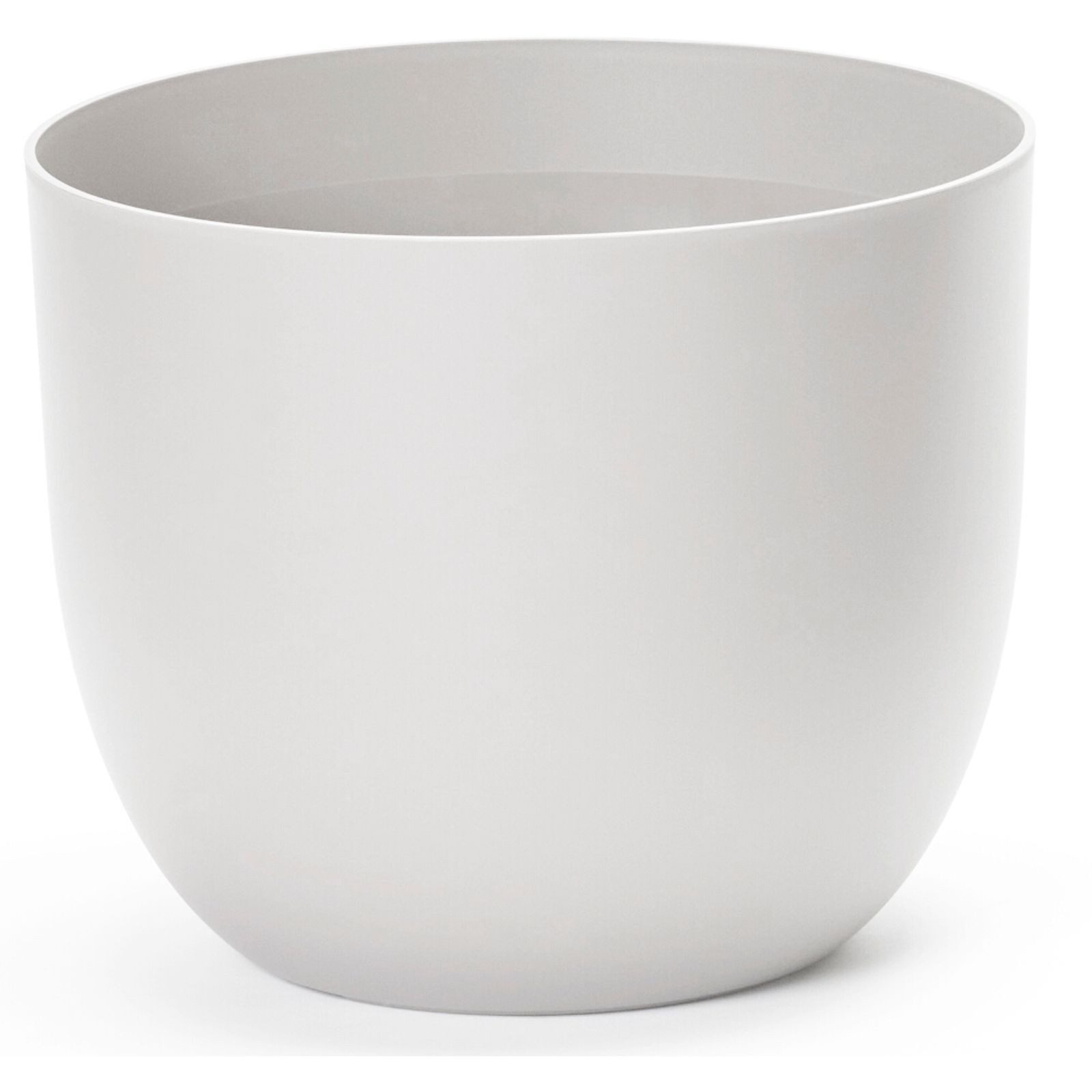 euro3plast Pflanzkübel Blumentopf Rio Greener 40 cm weiß aus recyceltem Kunststoff 40 x 32,5