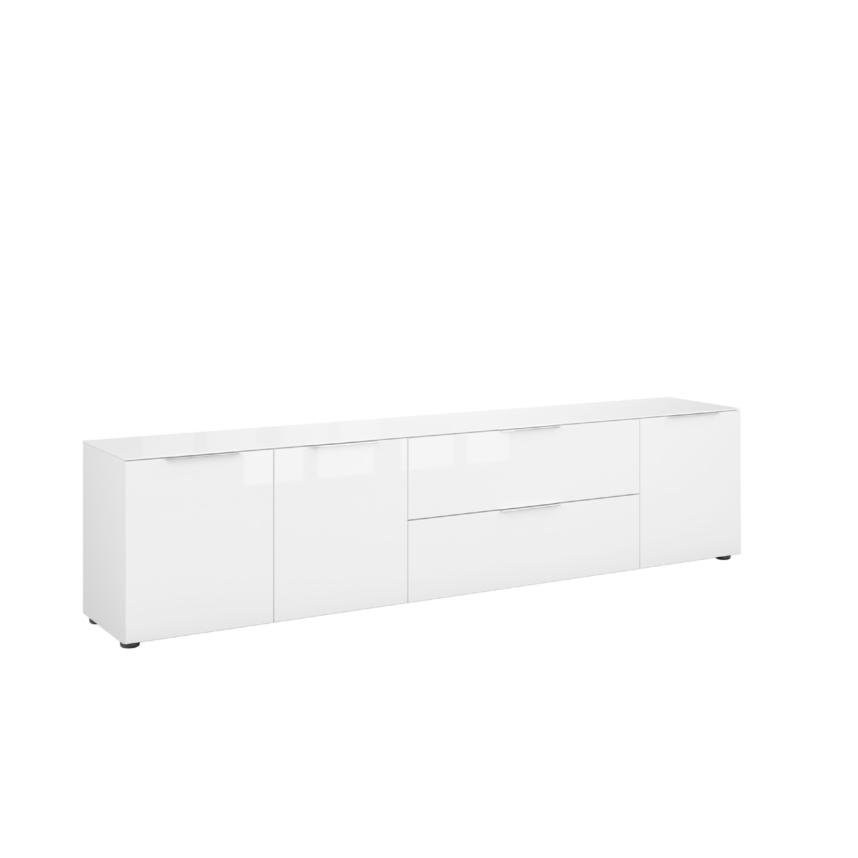 HARPER Lowboard Lowboard HARPER MEDINA BHT 225x54x40 cm weiß TV-Lowboard