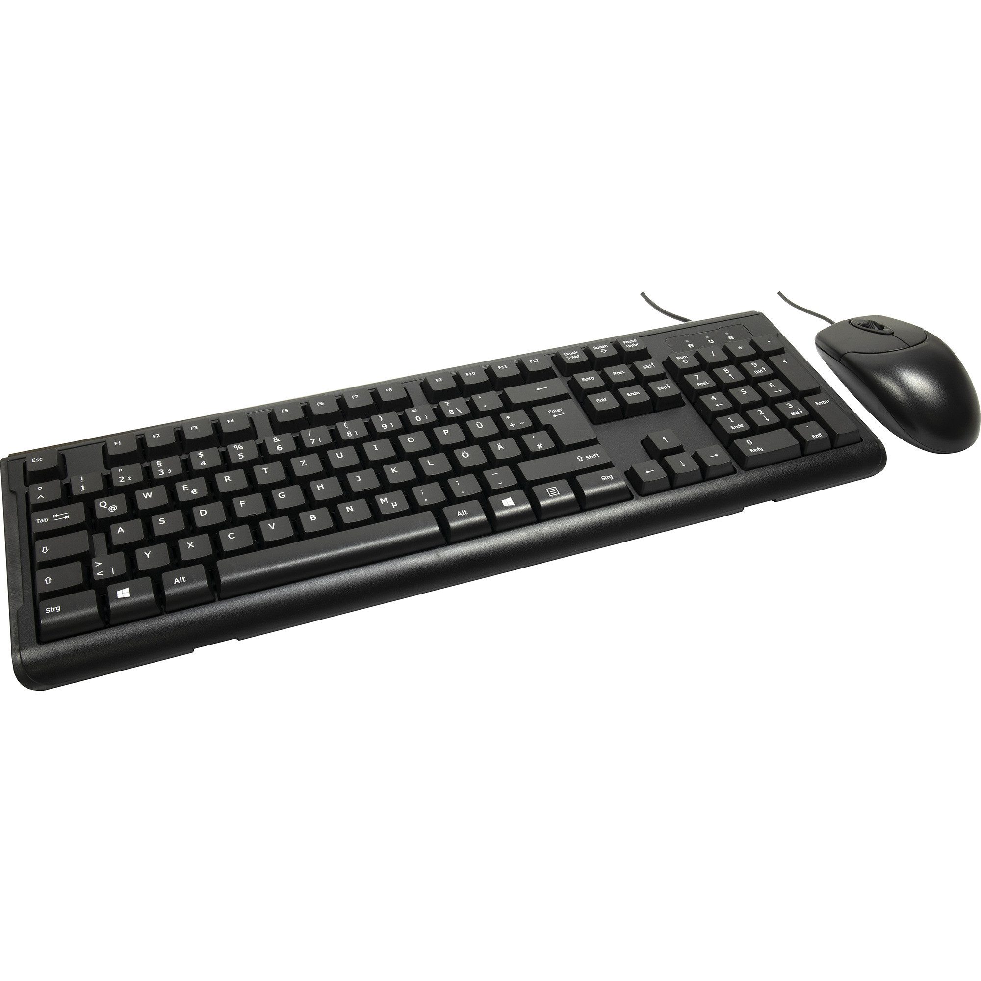 Inter-Tech Inter-Tech KB-102DE, Desktop-Set Tastatur- und Maus-Set