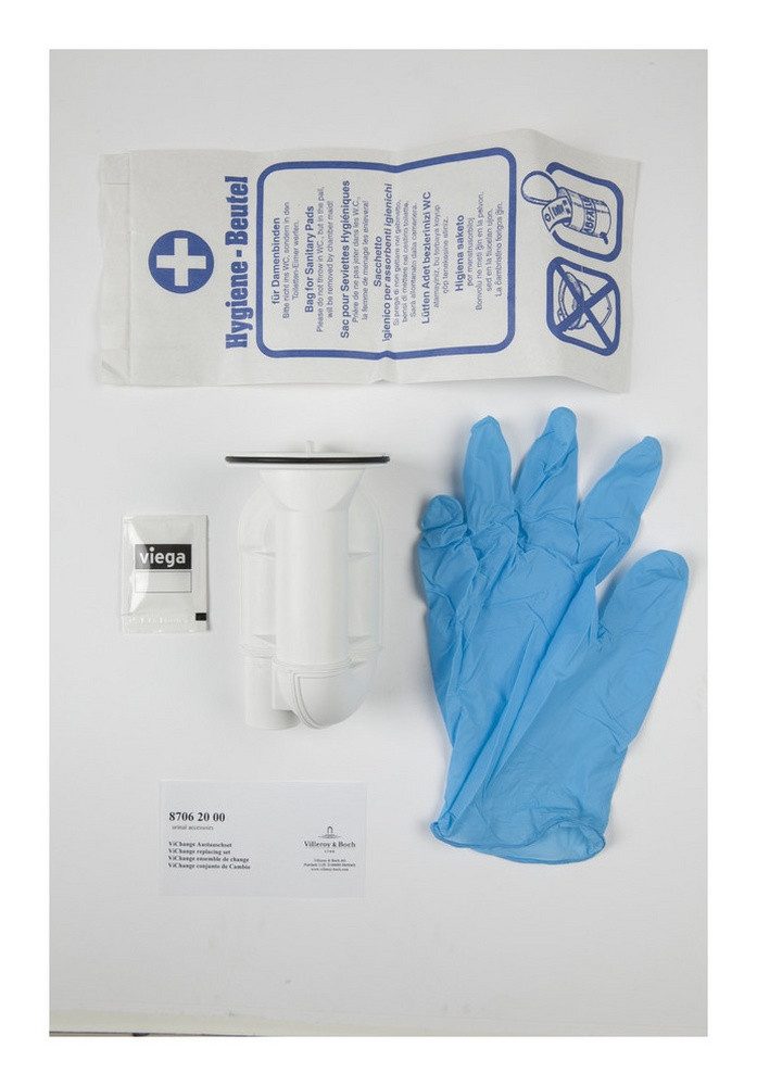 Villeroy & Boch Siphon Zubehör, (10 Stück), ViChange Siphonkartusche