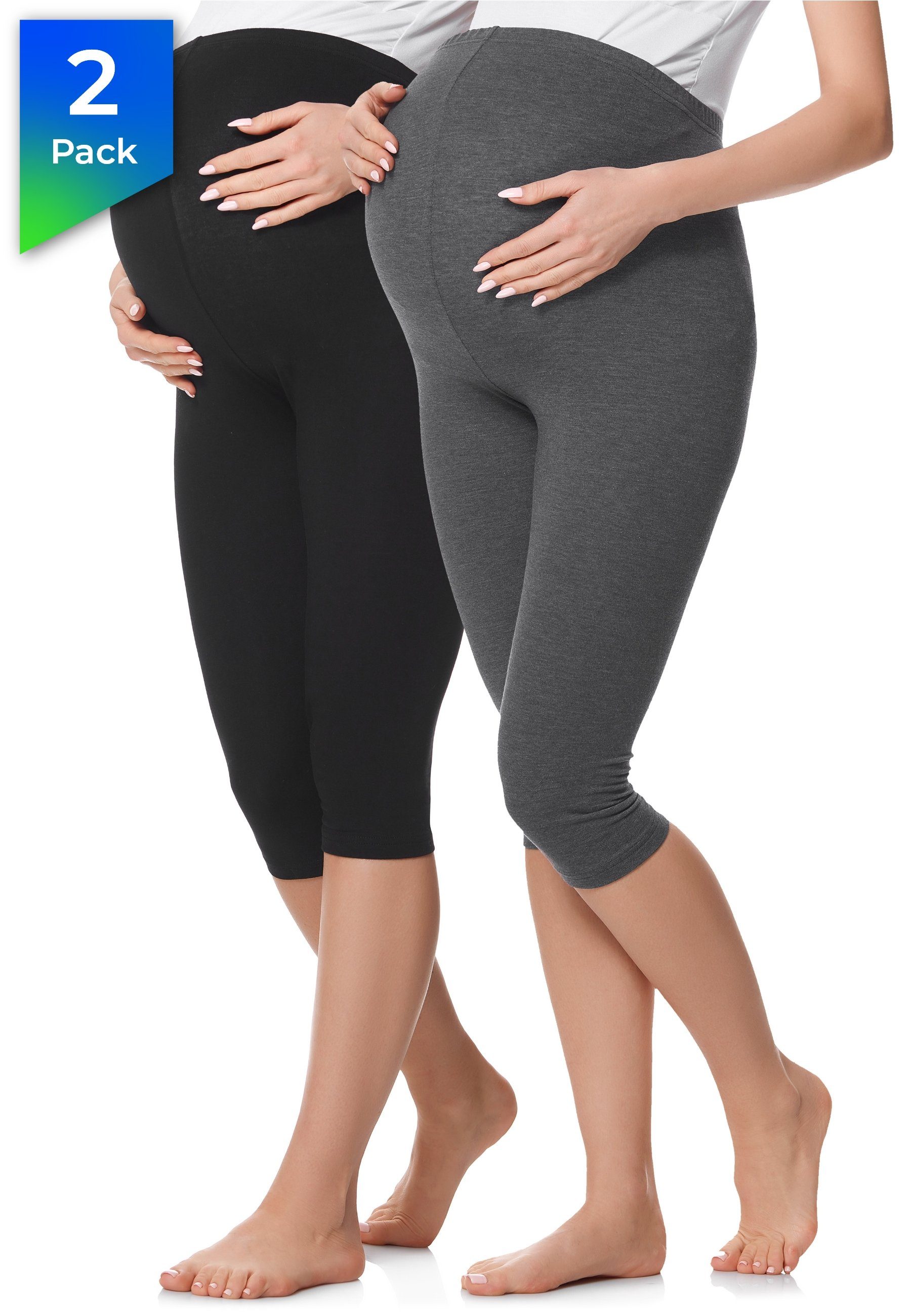 2Pack Schwarz/Dunkelmelange